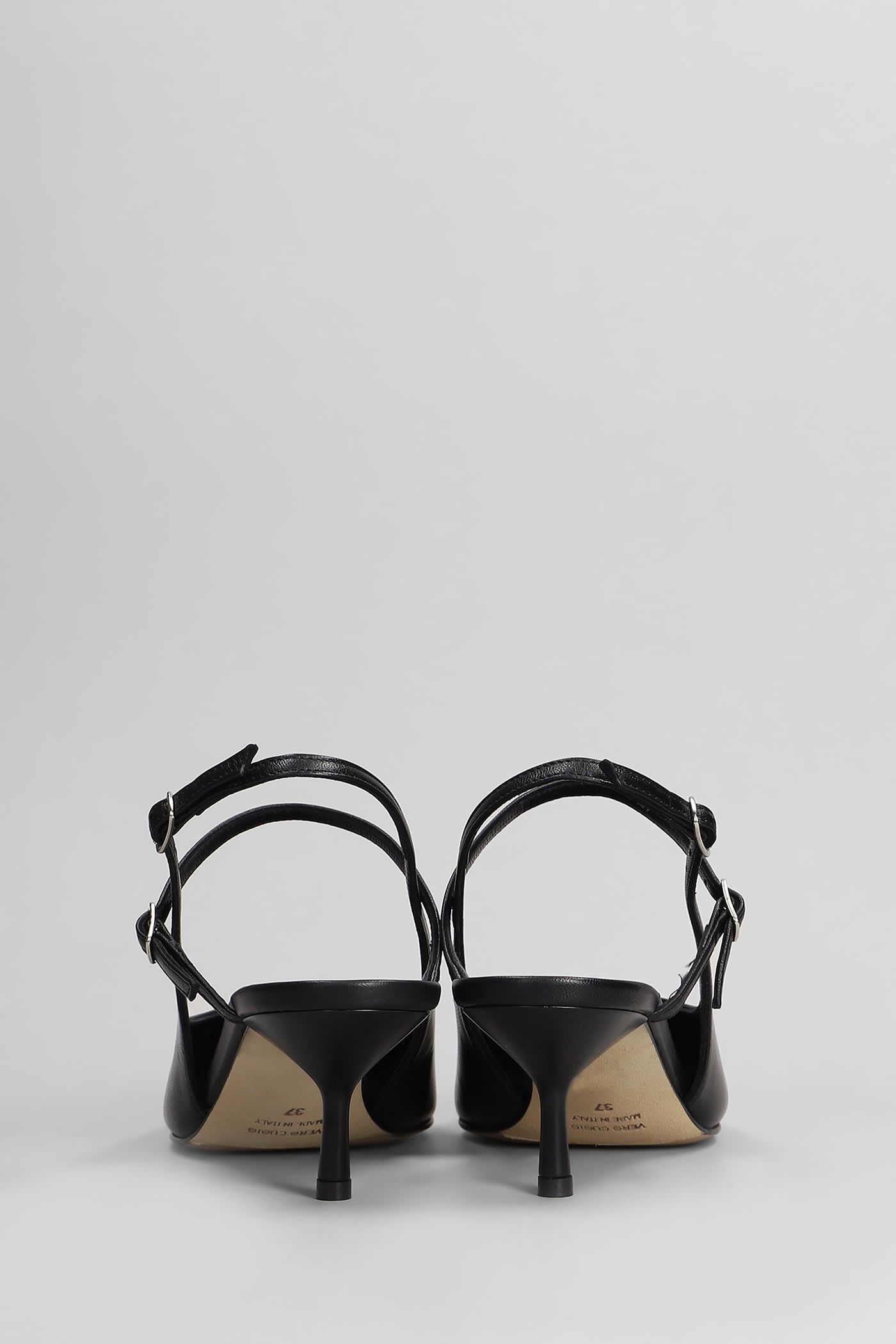 Shop The Seller Pumps In Black Leather