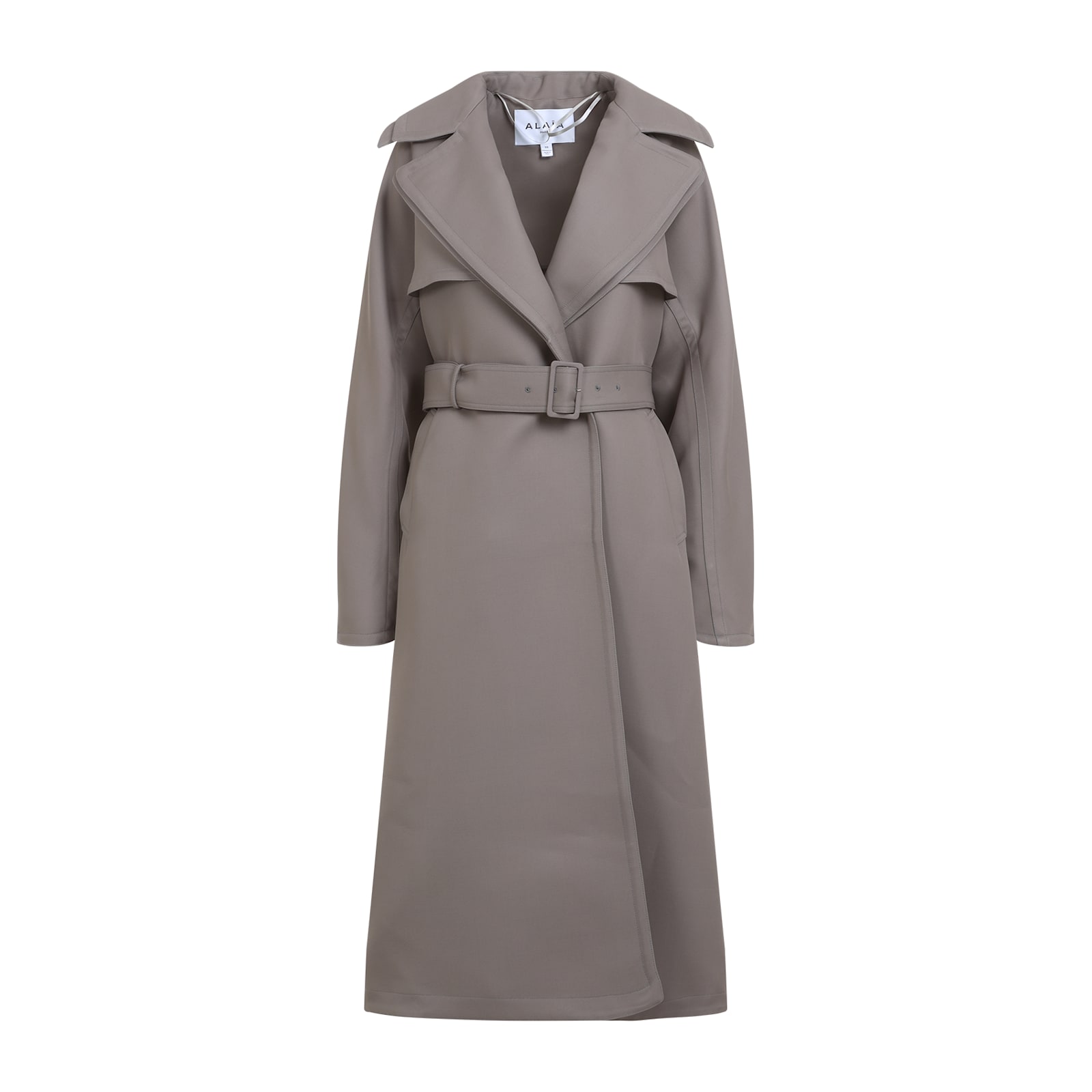 ALAÏA ALAÏA TRENCH COACT DOUBLE DIAGONAL