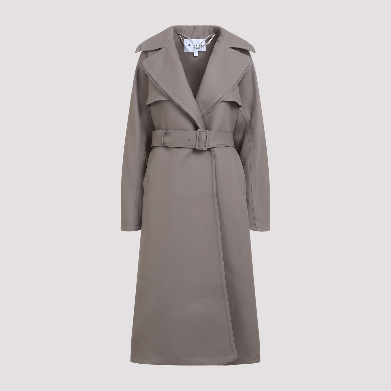 ALAÏA ALAÏA TRENCH COACT DOUBLE DIAGONAL