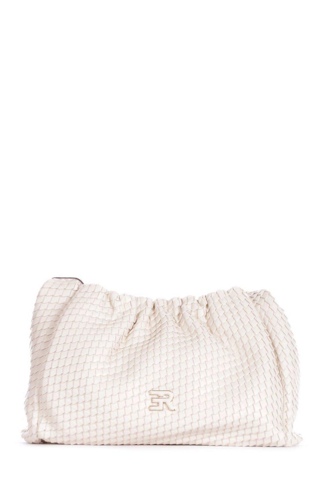 Logo Embossed Hobo Bag