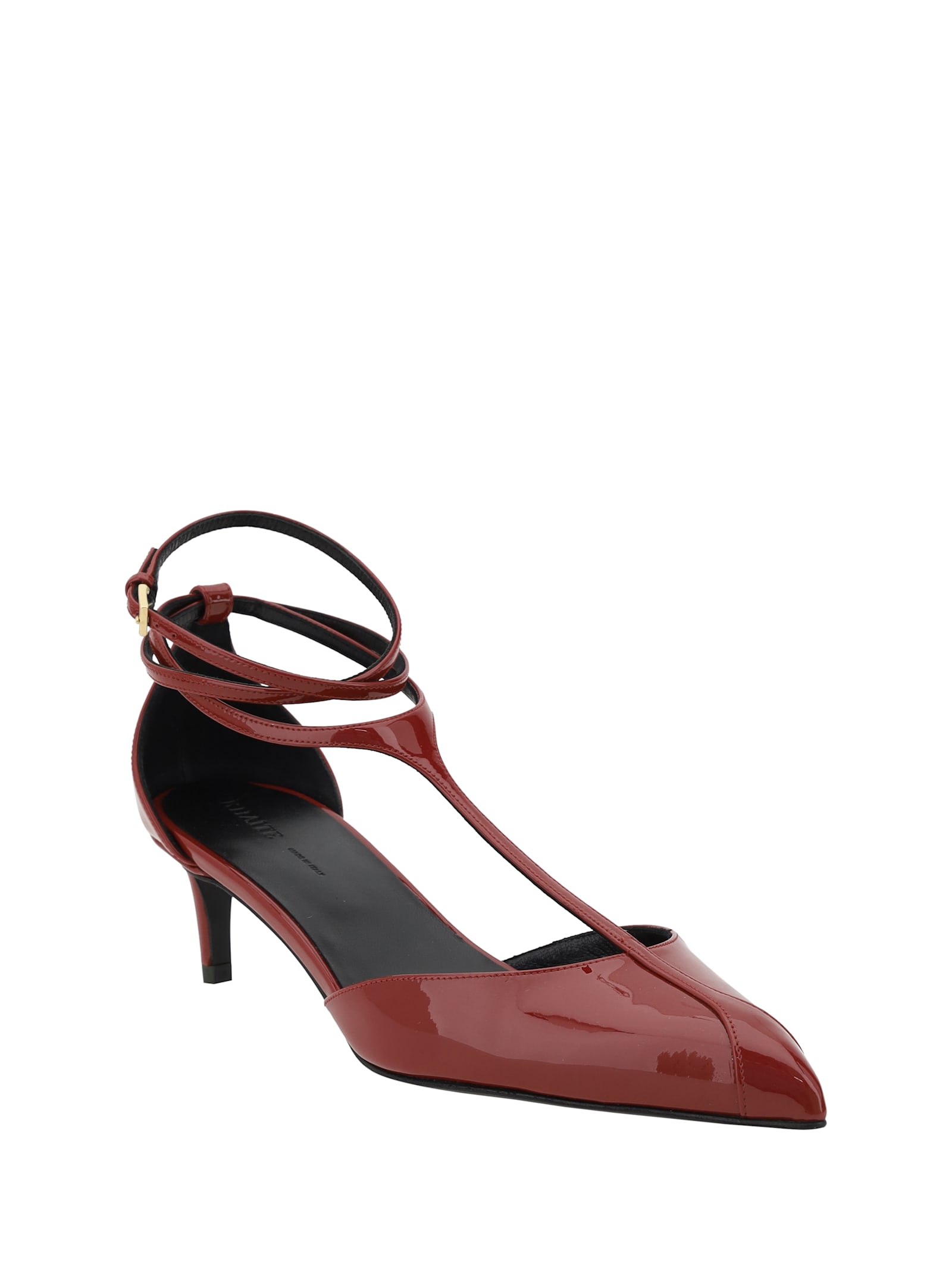 Shop Khaite Mia Pumps In Fire Red
