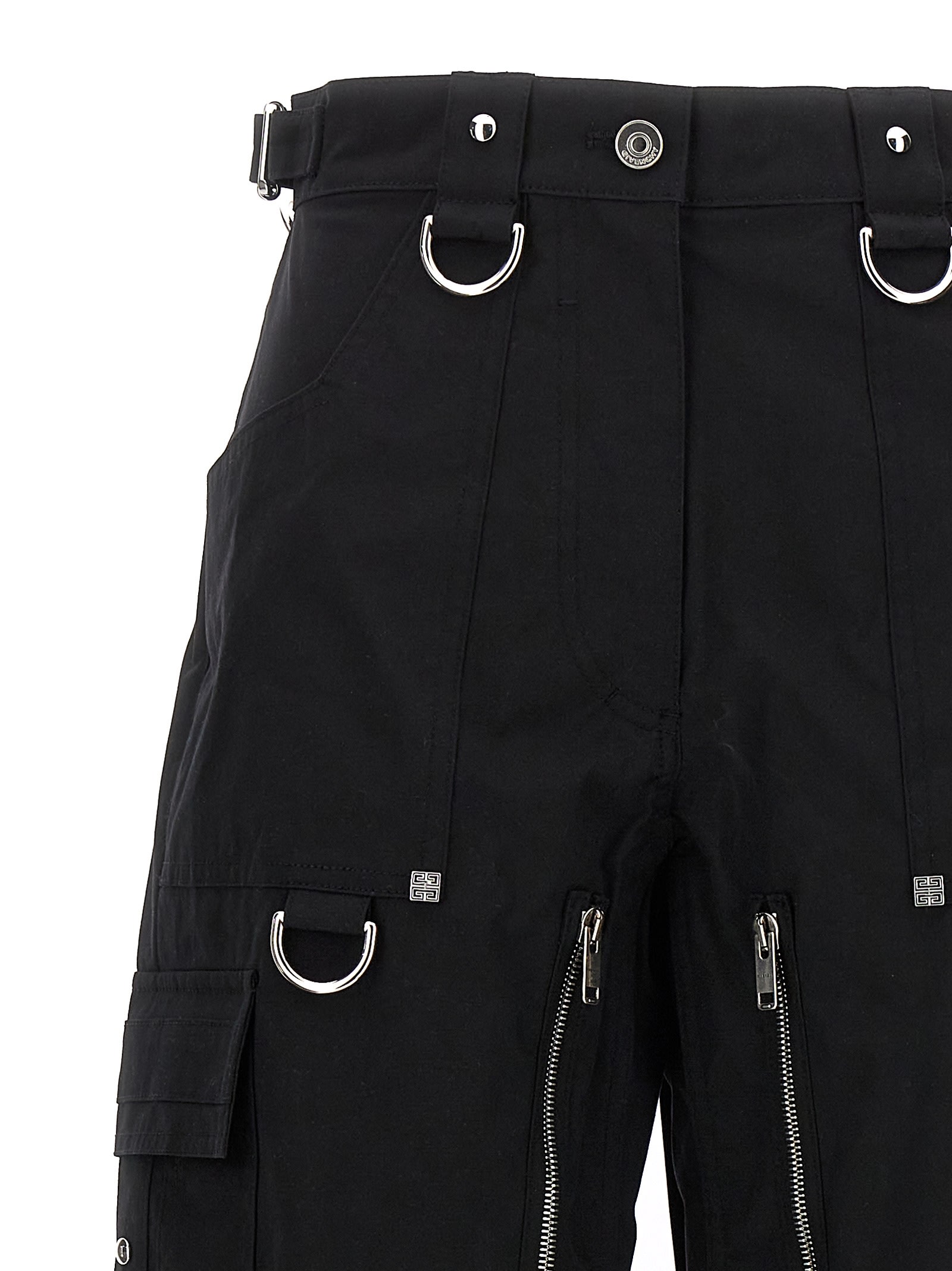 Givenchy Black Detachable Trousers In Black