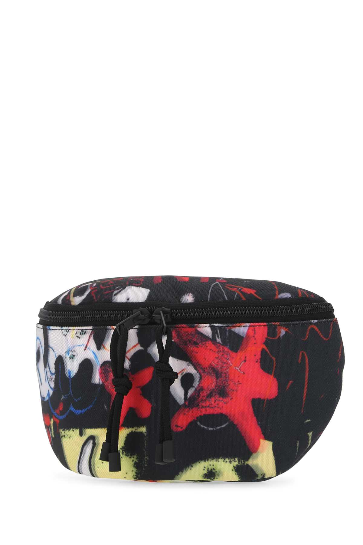 Vetements Unisex Printed Nylon Belt Bag In Blackgraffiti