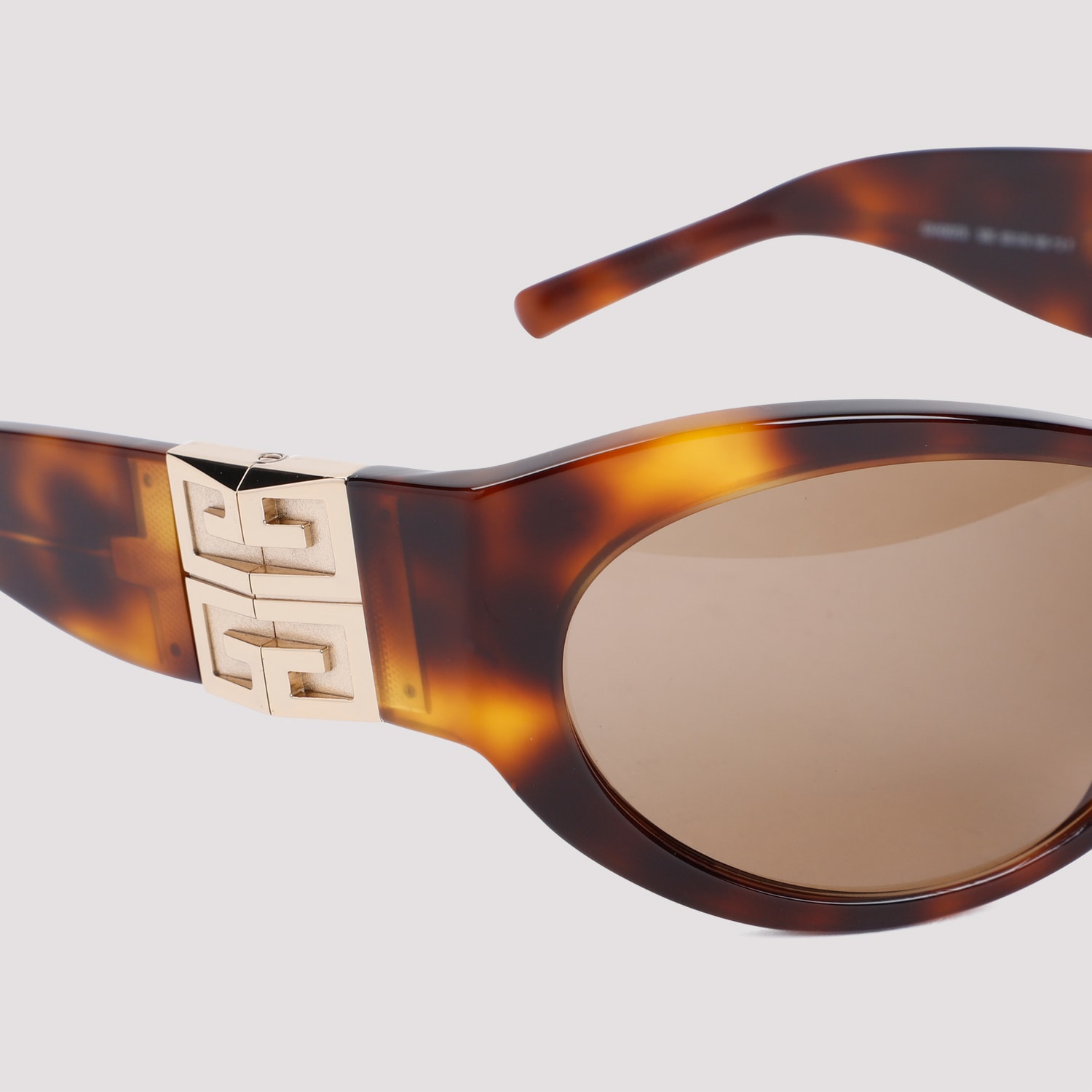 Shop Givenchy 4g Sunglasses In E Blonde Havana Brown