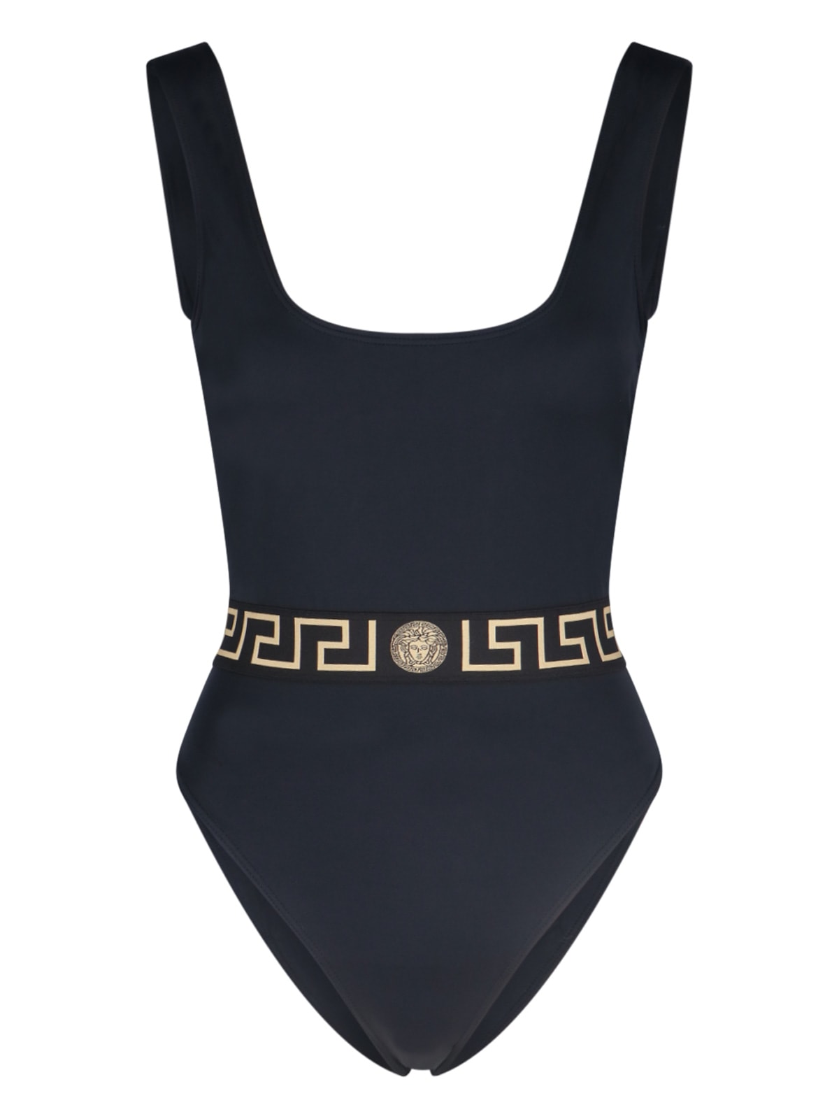 VERSACE GRECA PRINT ONE-PIECE SWIMSUIT