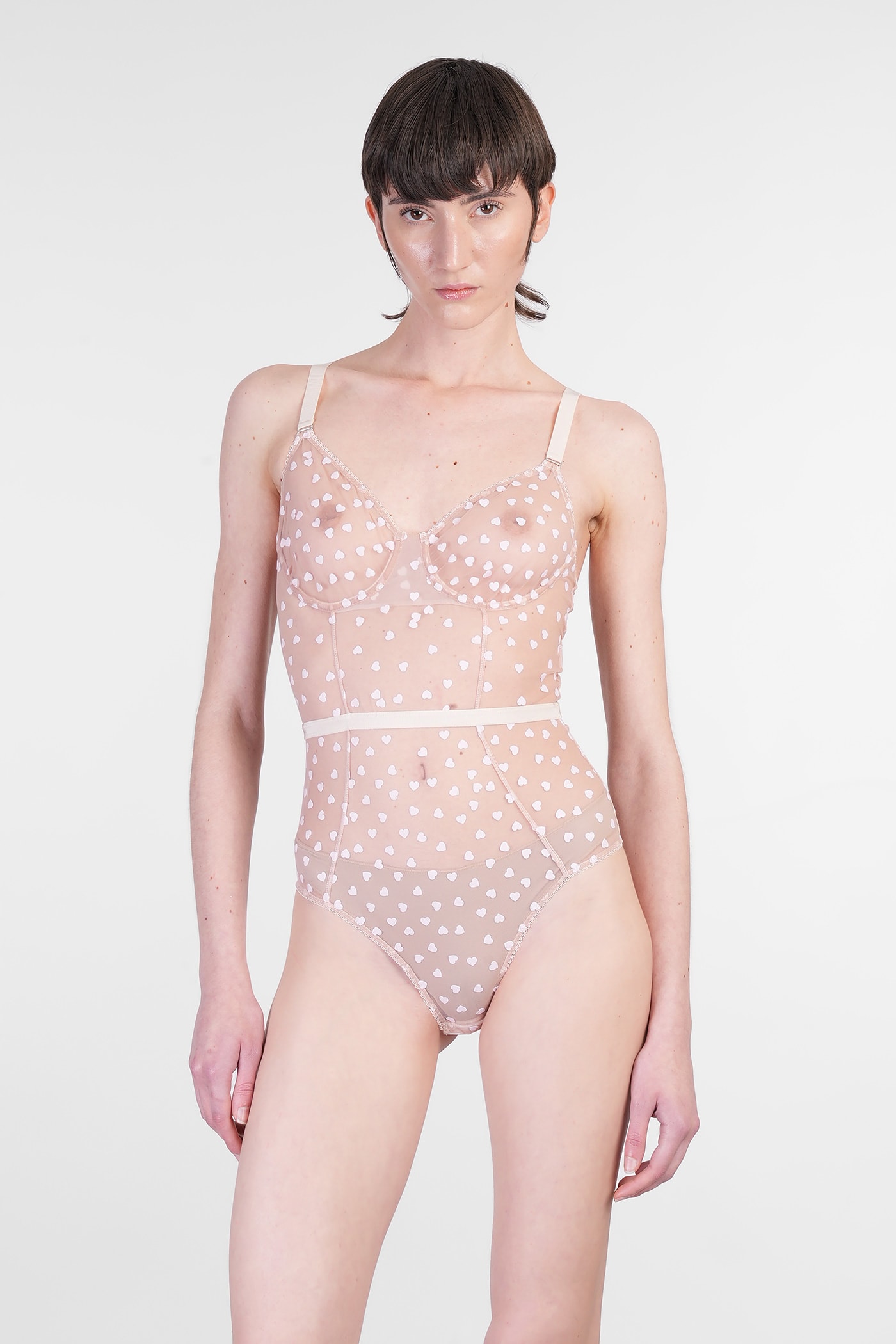 Body In Rose-pink Polyester
