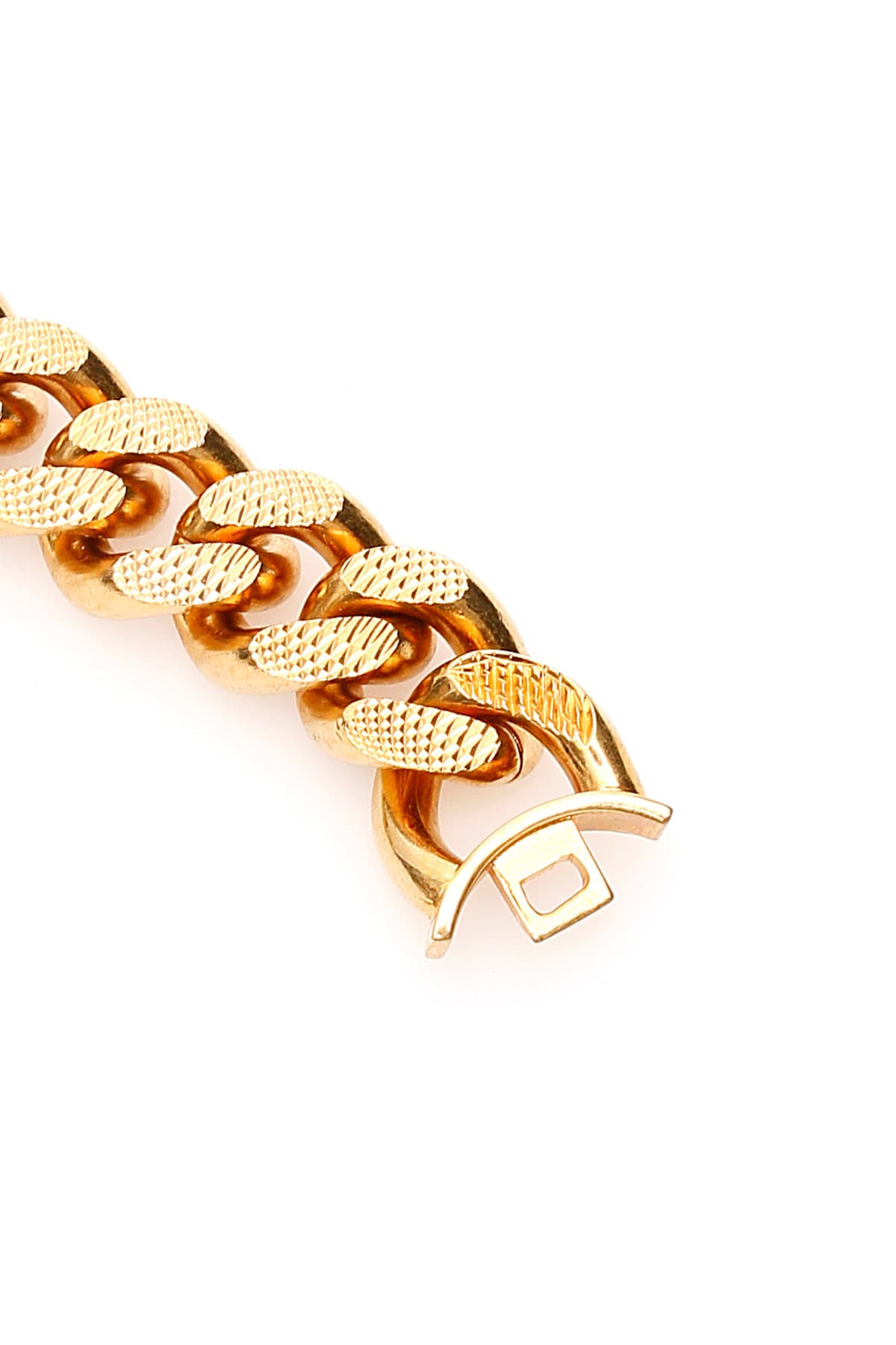 Shop Versace Medusa Chain Bracelet In Kot