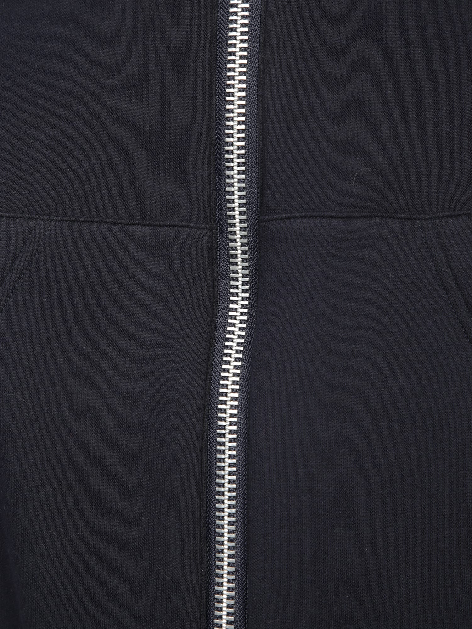 SACAI DROP SHOULDER DRAWSTRING TWILL HOODIE