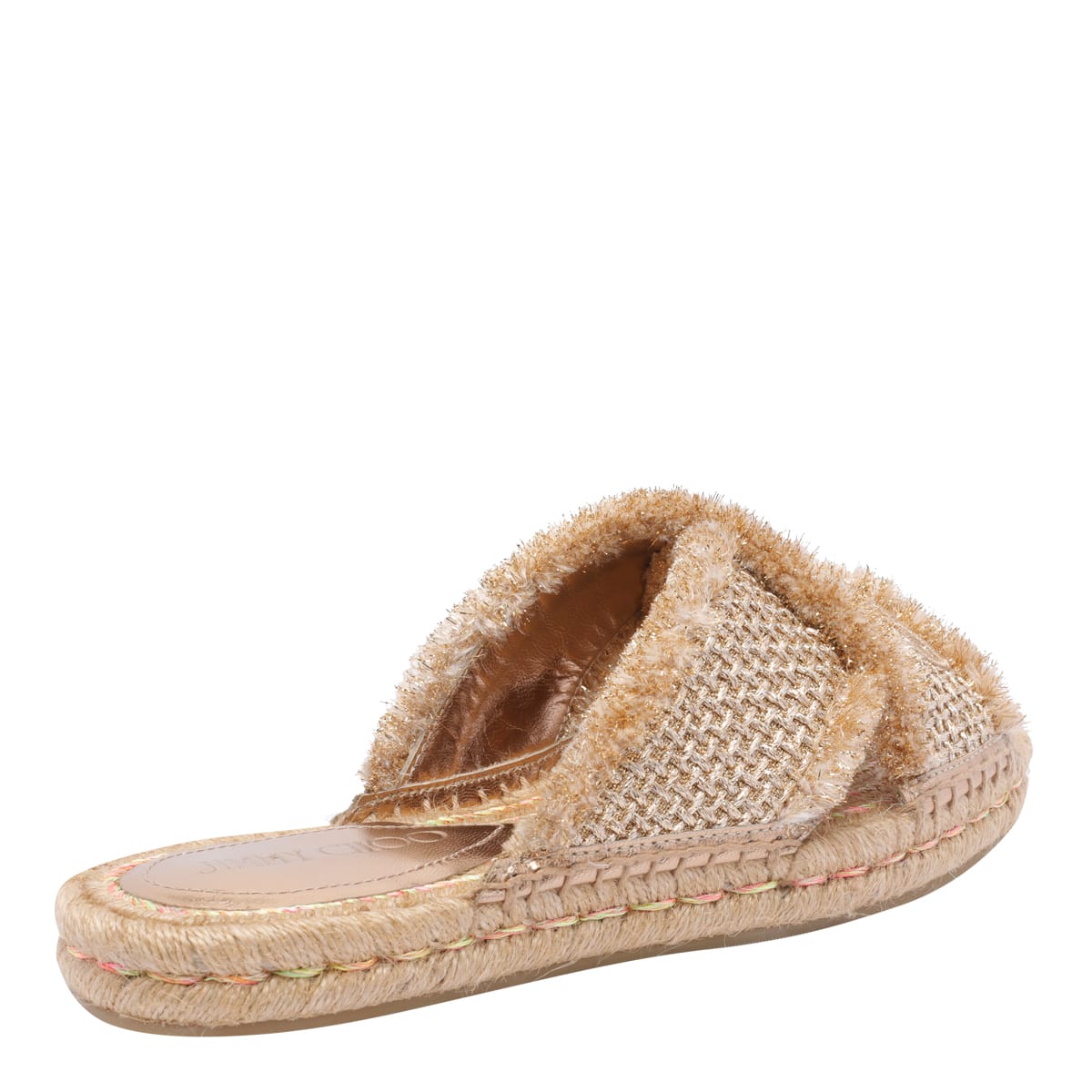 Shop Jimmy Choo Aciel Sandals In Golden