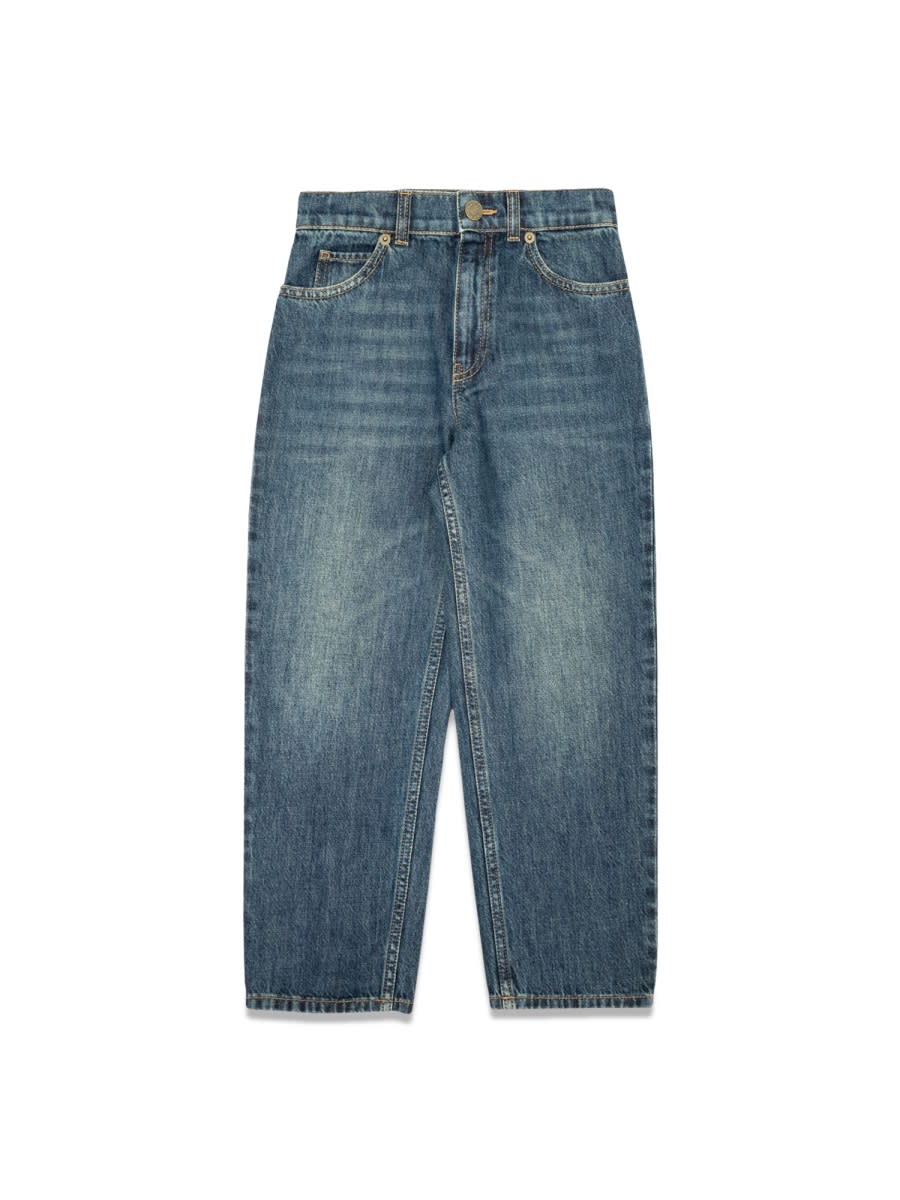 GUCCI JU PANTS ECO WASHED DENIM/ DARK BLUE/MIX
