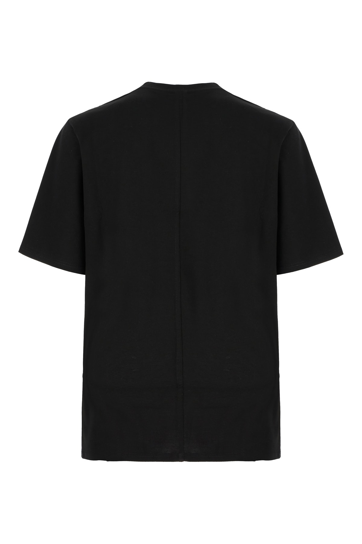 Shop The Row Black Cotton T-shirt In Blk