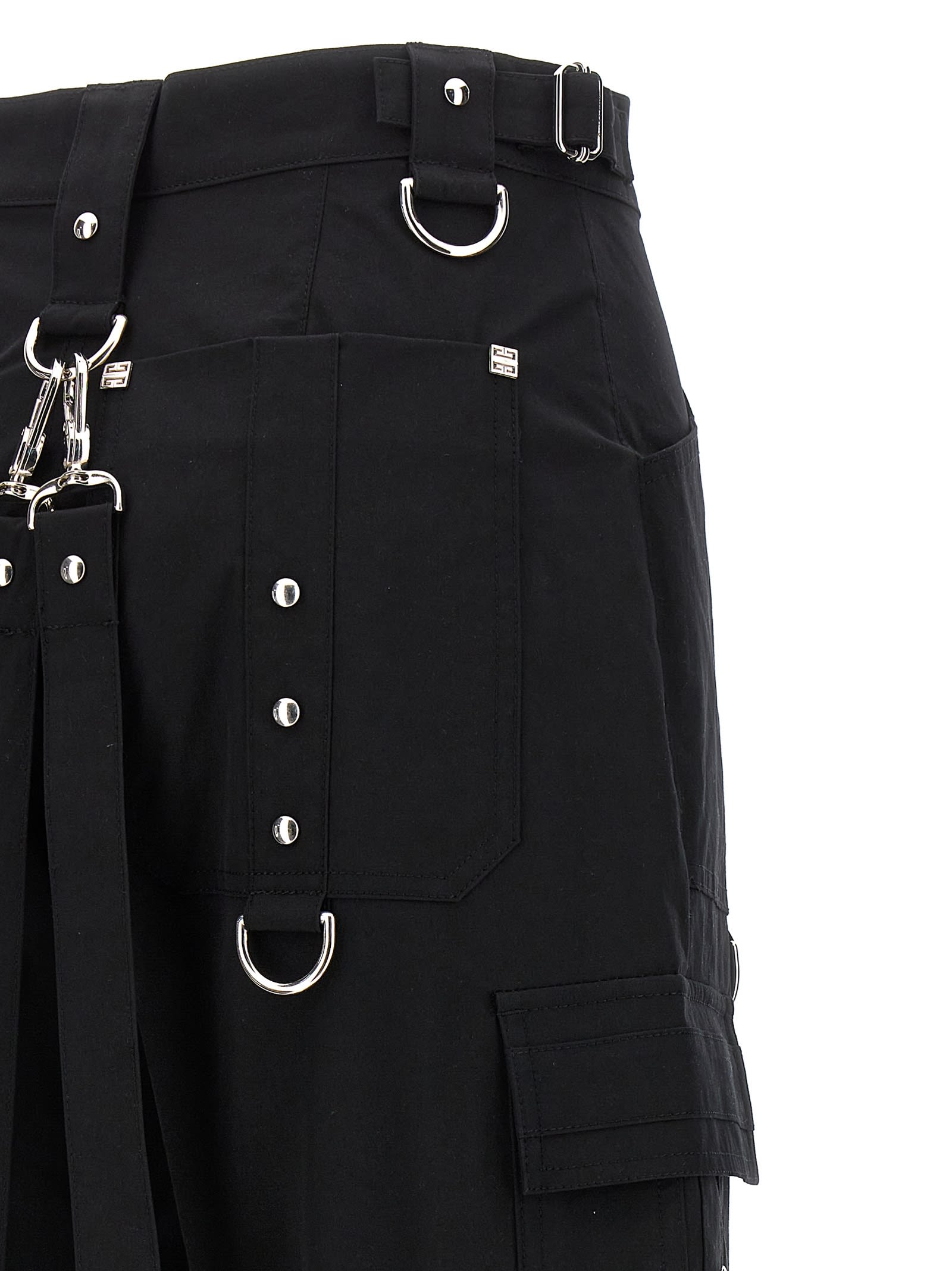 Givenchy Black Detachable Trousers In Black