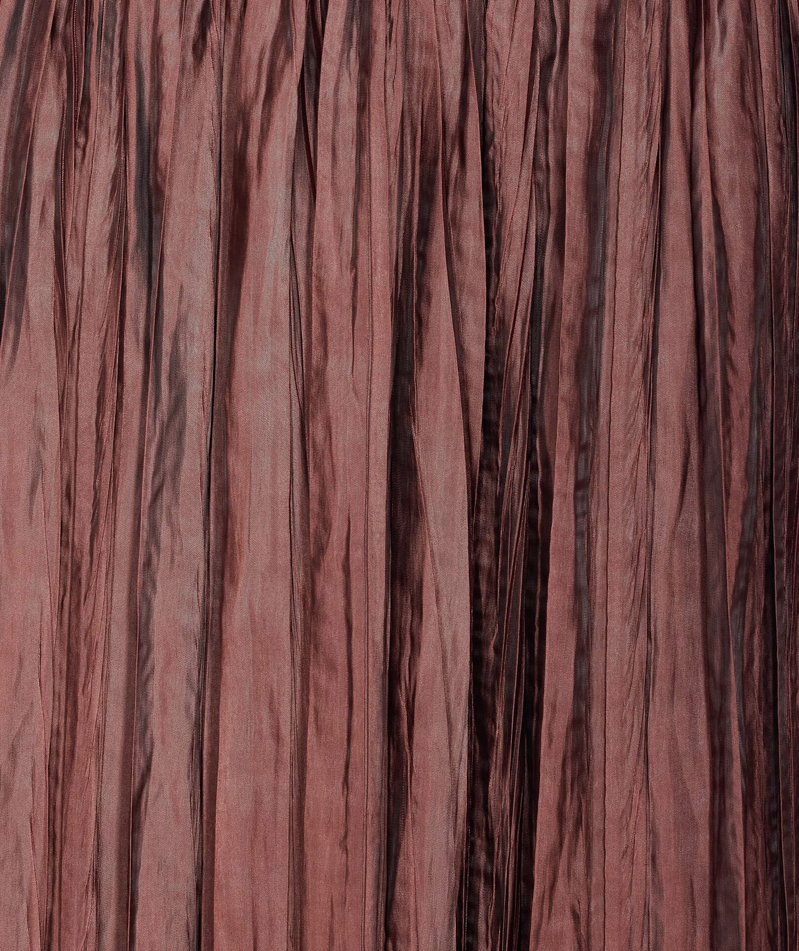 Roberto Collina Crinkled Texture Midi Pleated Sheer Overlay Skirt