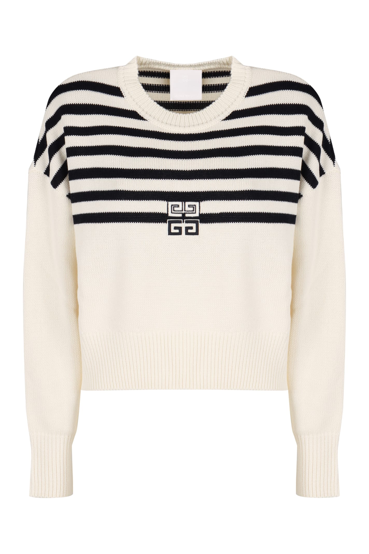 GIVENCHY WOOL BLEN CREW-NECK SWEATER
