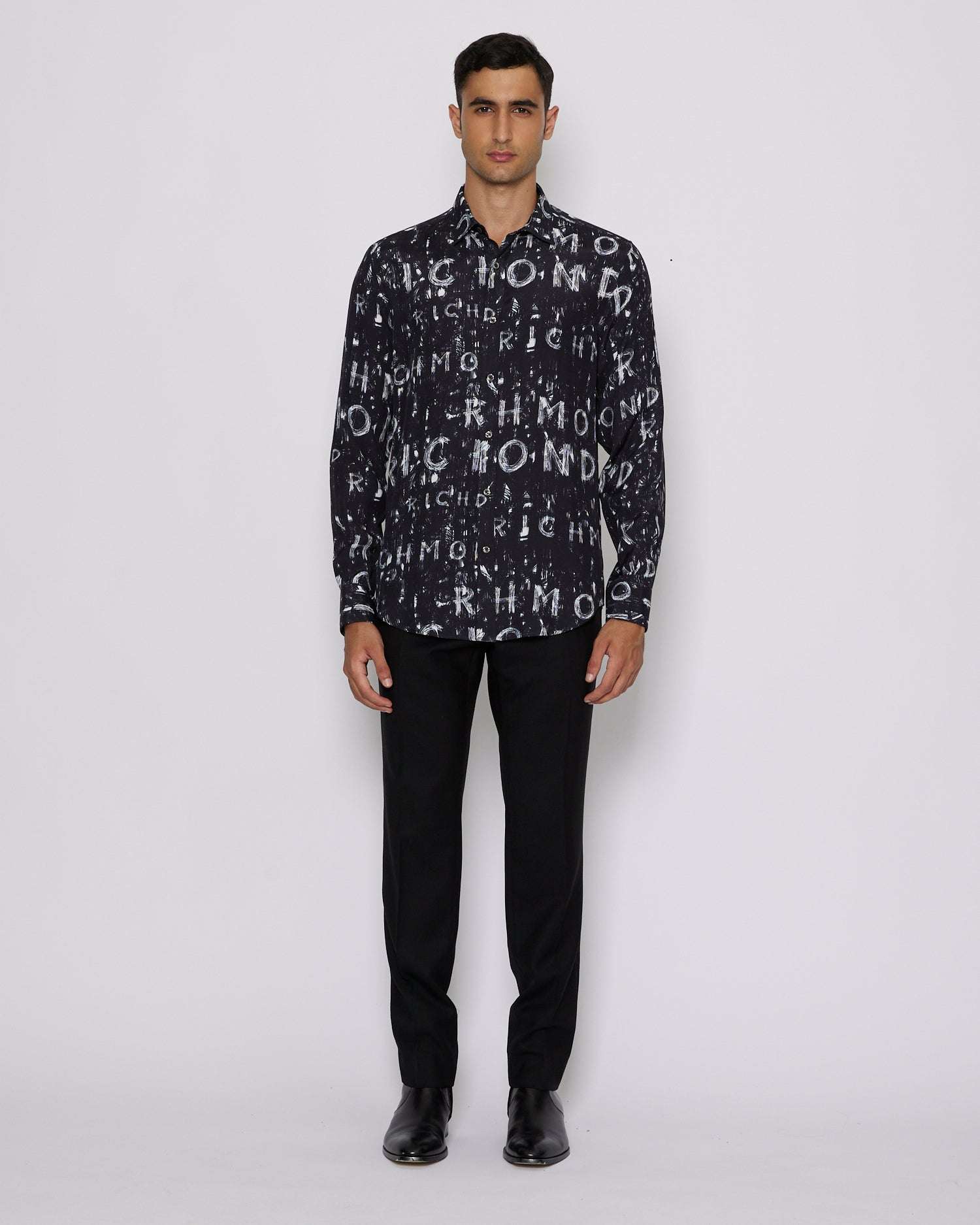 Shirt With Tone-on-tone Pattern