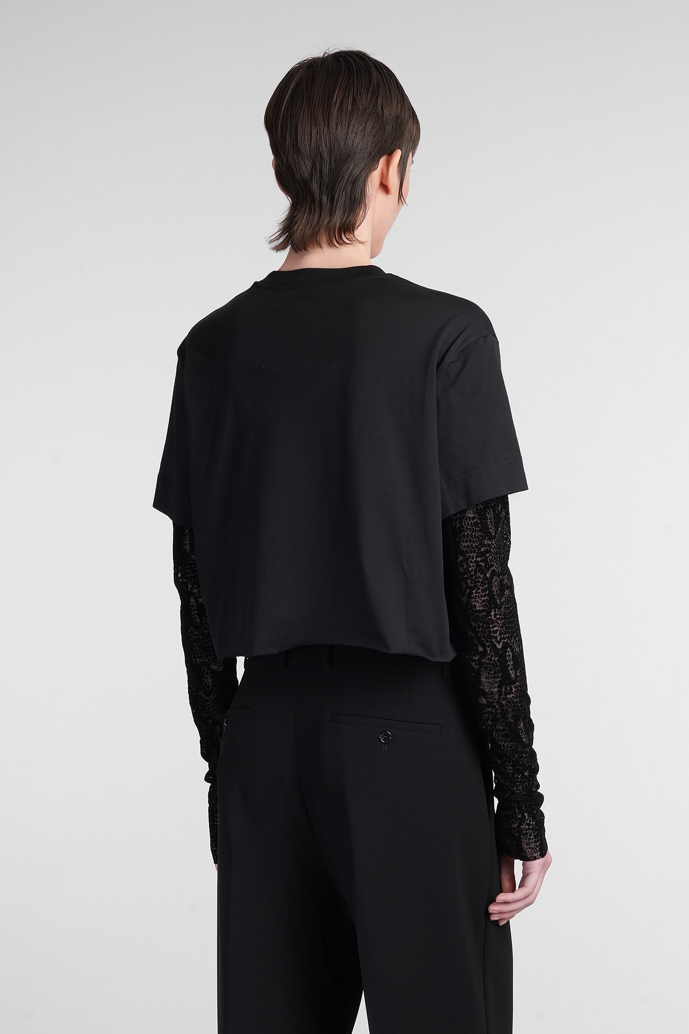 Shop Givenchy T-shirt In Black Cotton