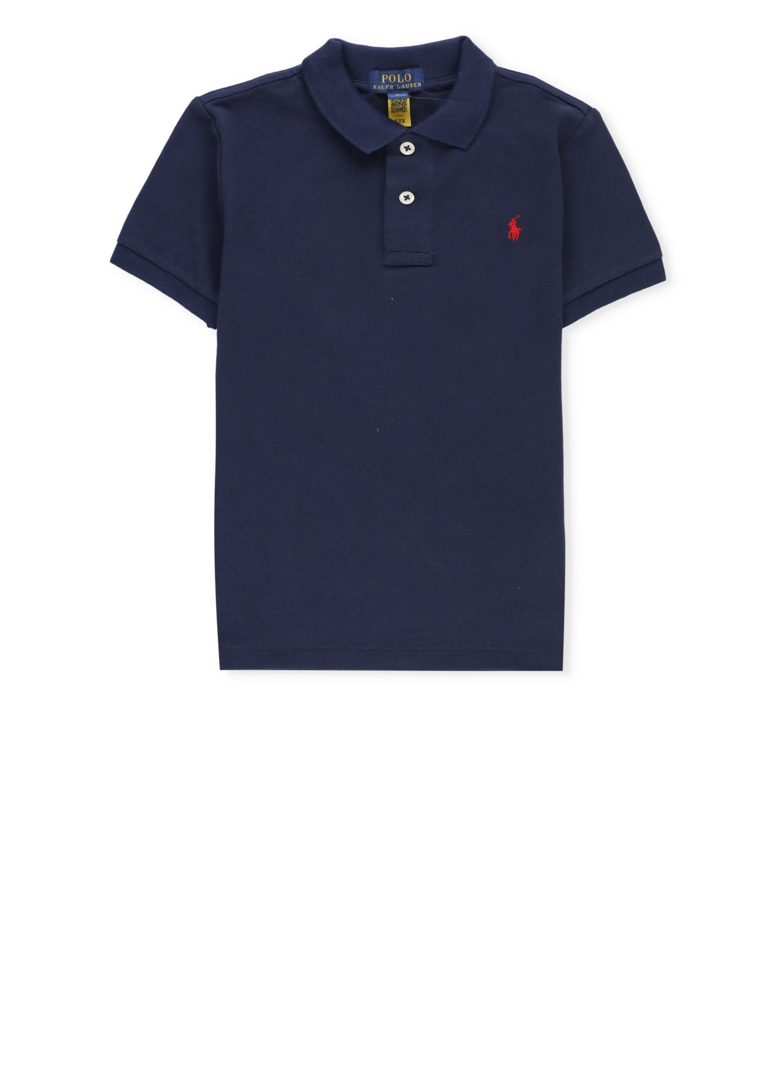 Polo Ralph Lauren Polo Pony-embroidered Cotton Polo Shirt In Blue