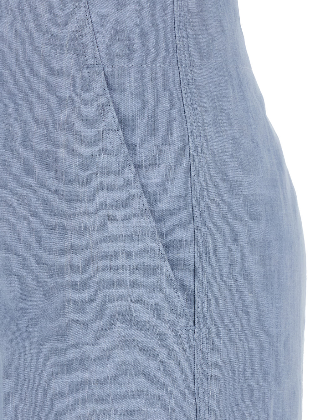 THE SEAFARER COLORADO LIGHT BLUE PANTS WITH MAXI POCKET APPLIED ON THE BACK IN FABRIC WOMAN