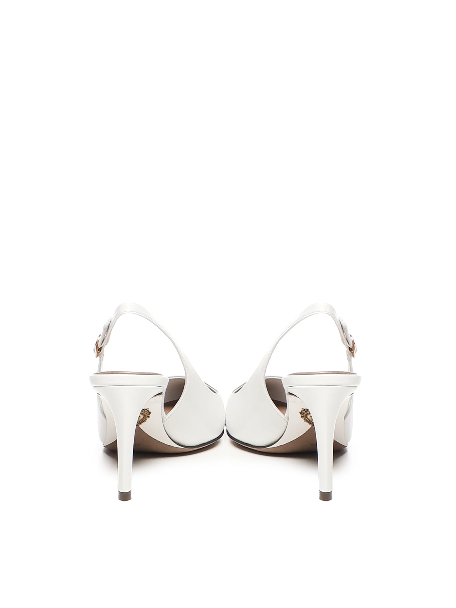 Dolce & Gabbana Slingback In Shiny Goatskin
