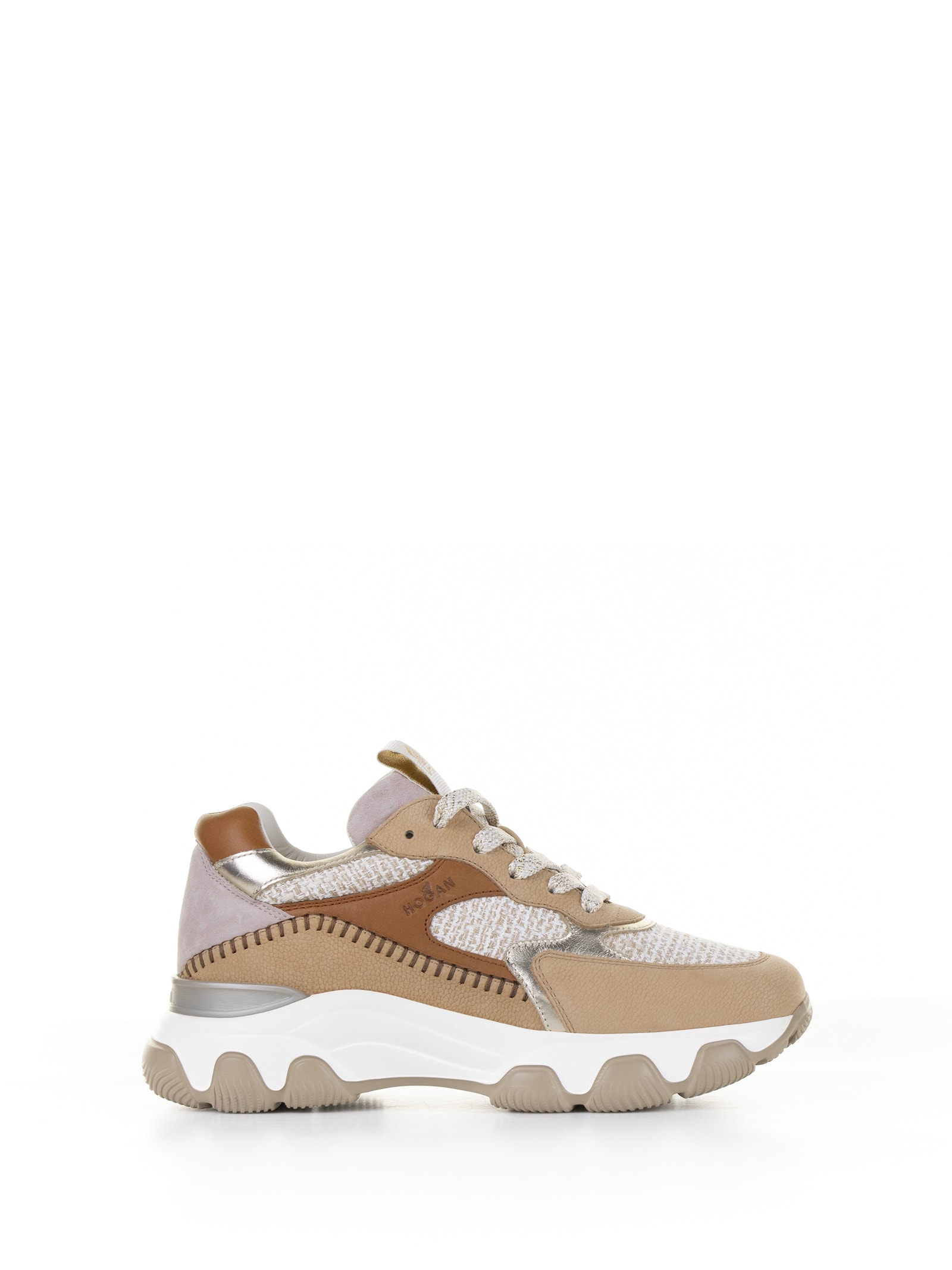 Hogan Hyperactive Panelled Suede Sneakers