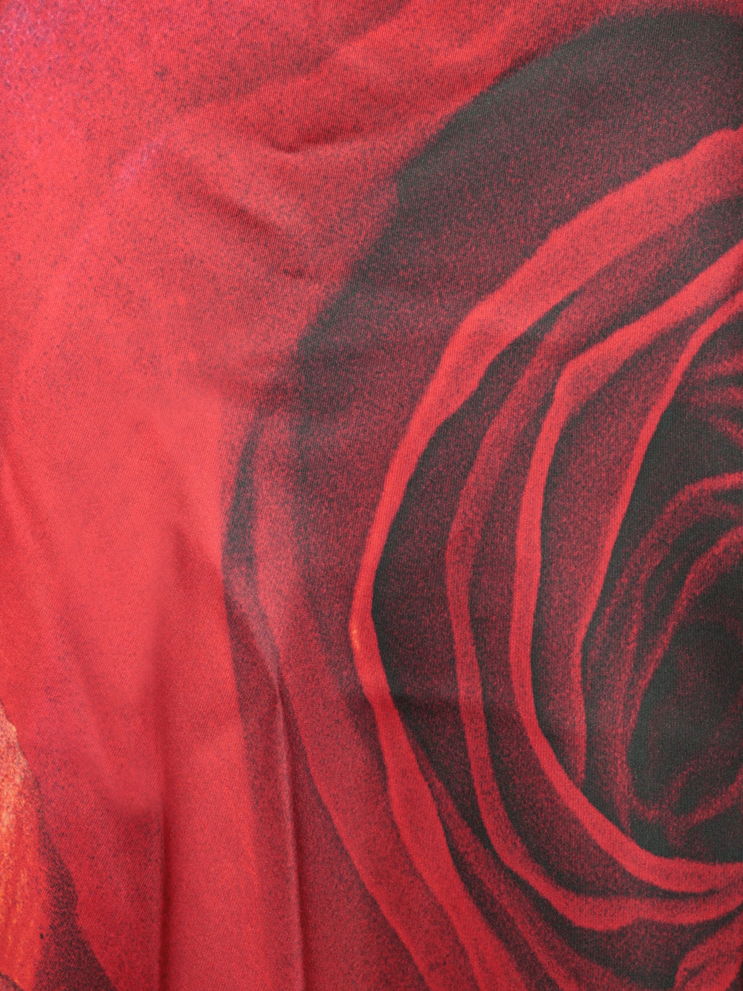 Shop Roberto Cavalli Garden Rose-print Maxi Dress In Red