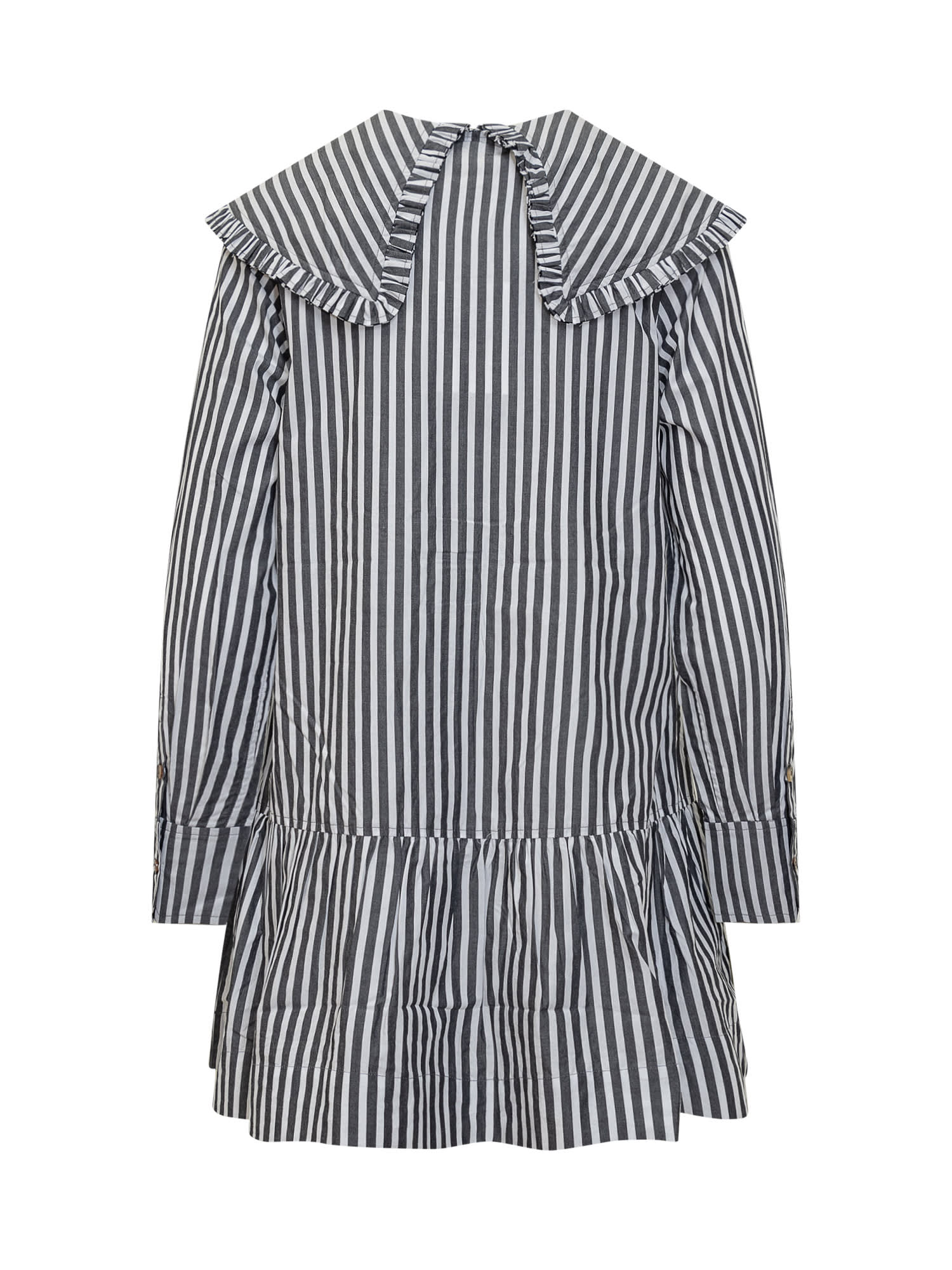 Shop Ganni Dress In Nero