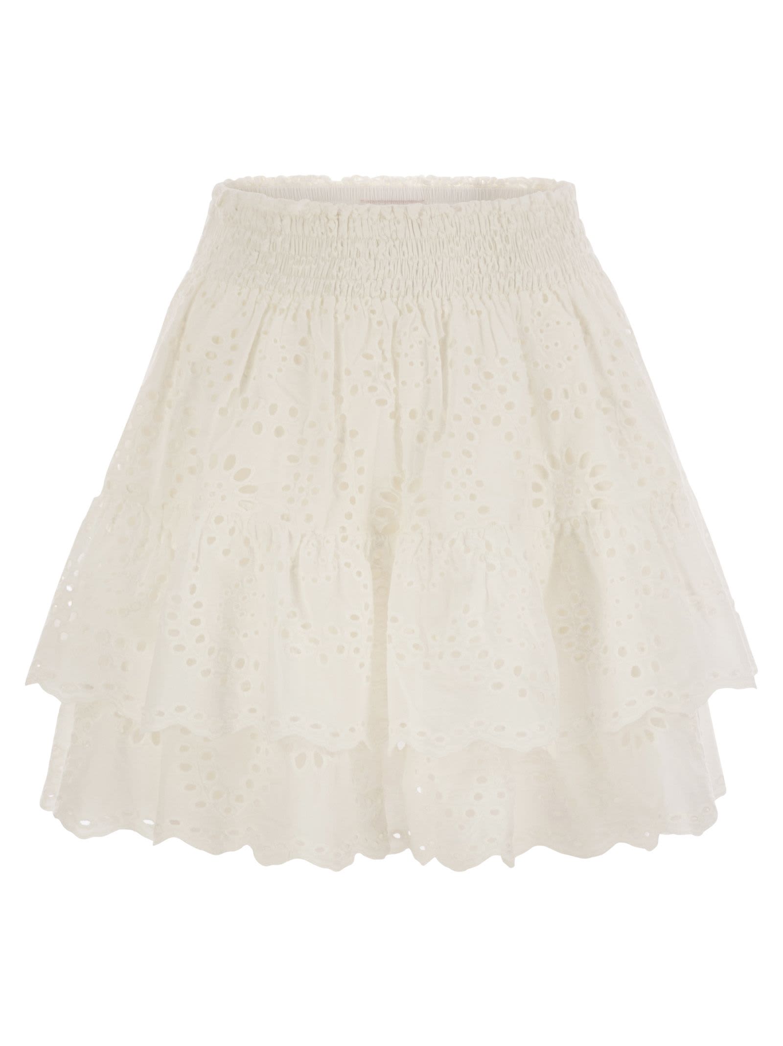 Eivissa - Miniskirt With Ruffles