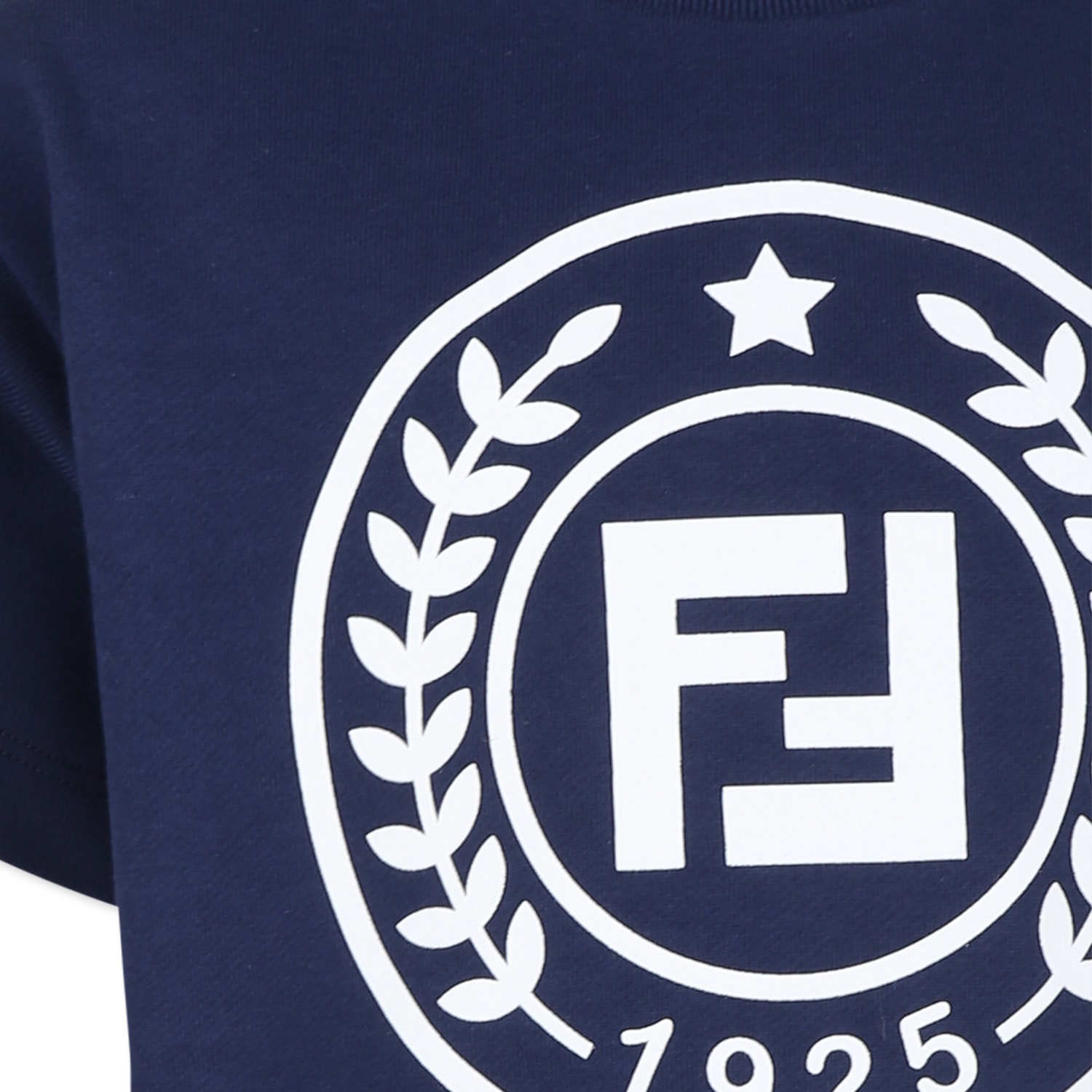 FENDI BLUE SWEATSHIRT FOR BOY WITH LOGO