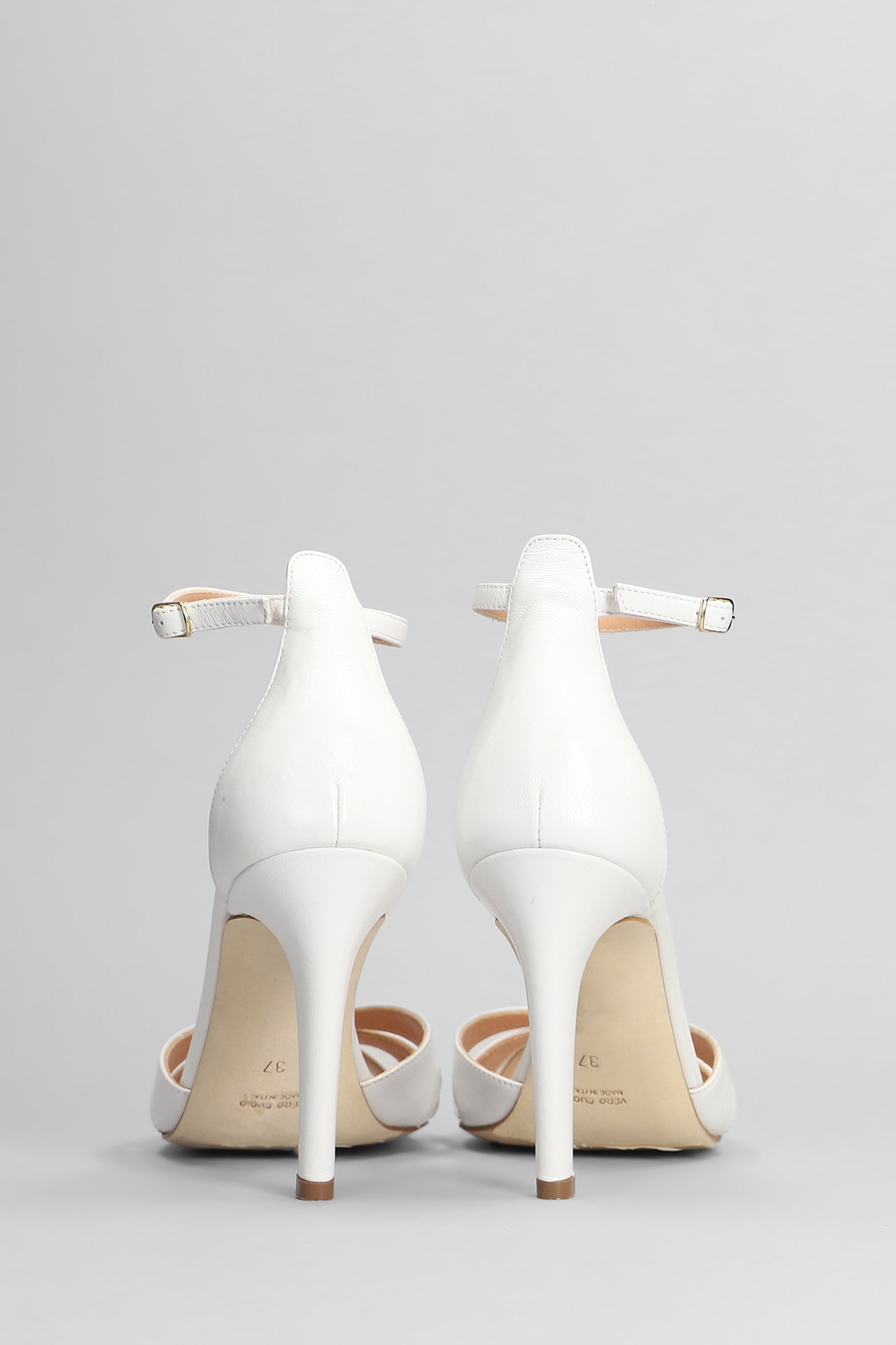 The Seller Sandals In White Leather
