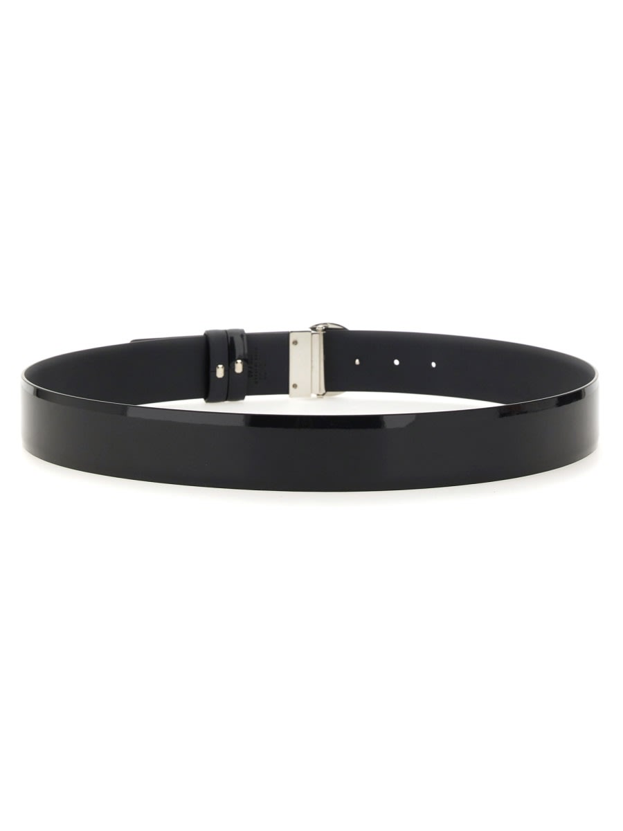 Shop Versace Reversible Belt The Jellyfish In Black
