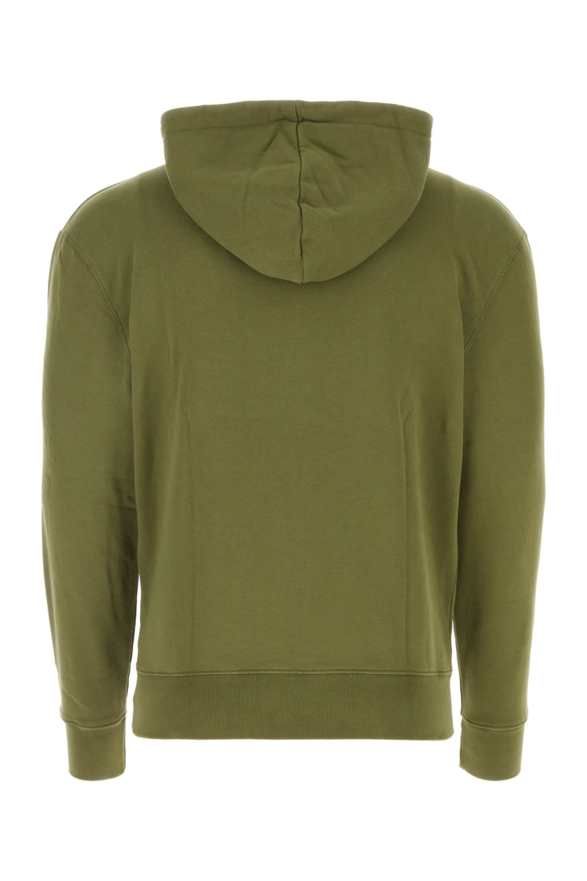 Maison Kitsuné Green Chillax Fox Hoodie In Militarygreen