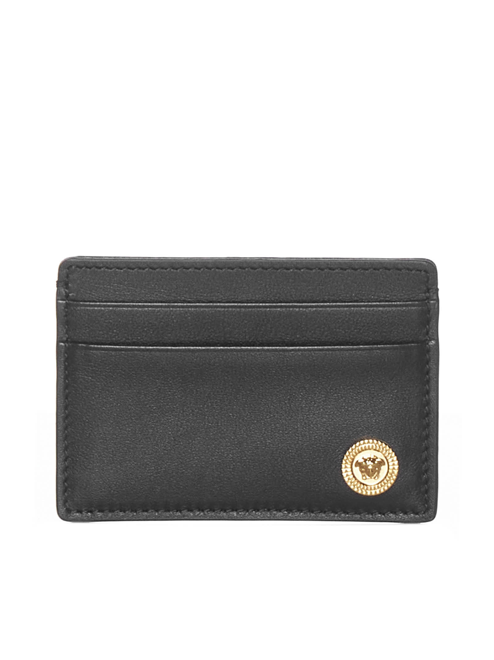 Versace Medusa Biggie Cardholder In Black