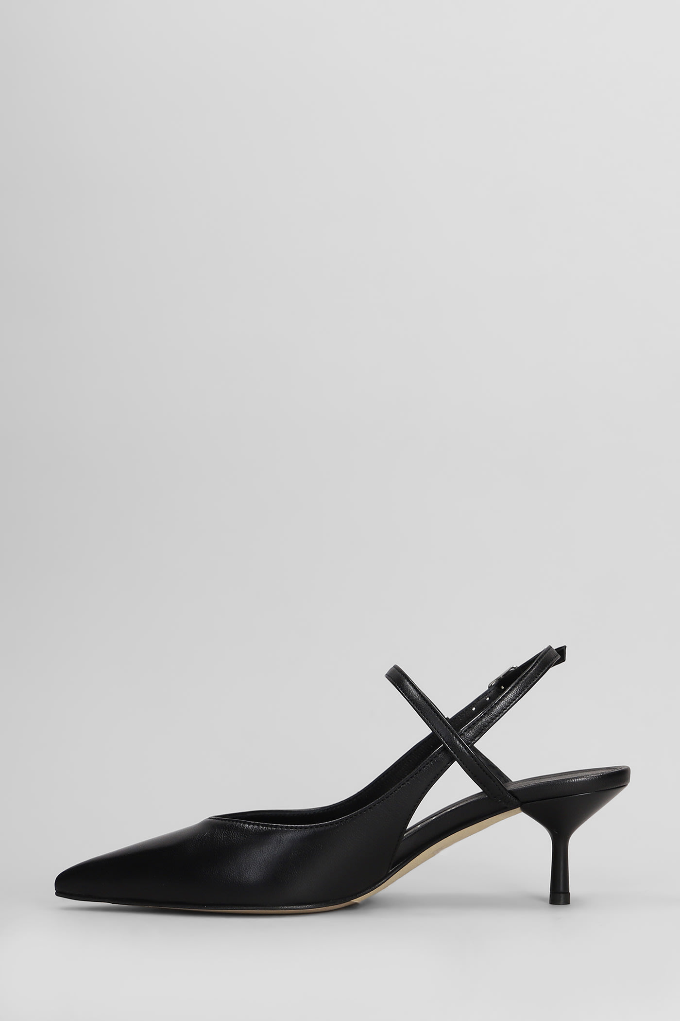 Shop The Seller Pumps In Black Leather