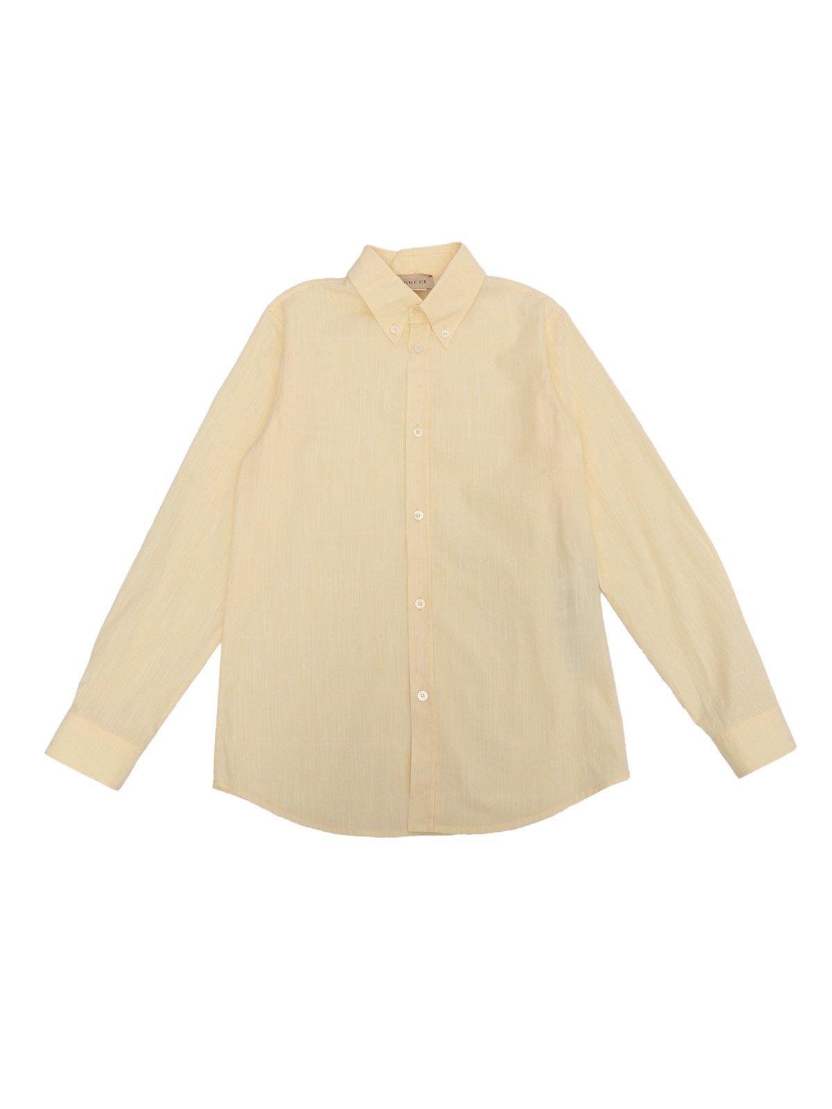 Shop Gucci Square G Long-sleeved Shirt