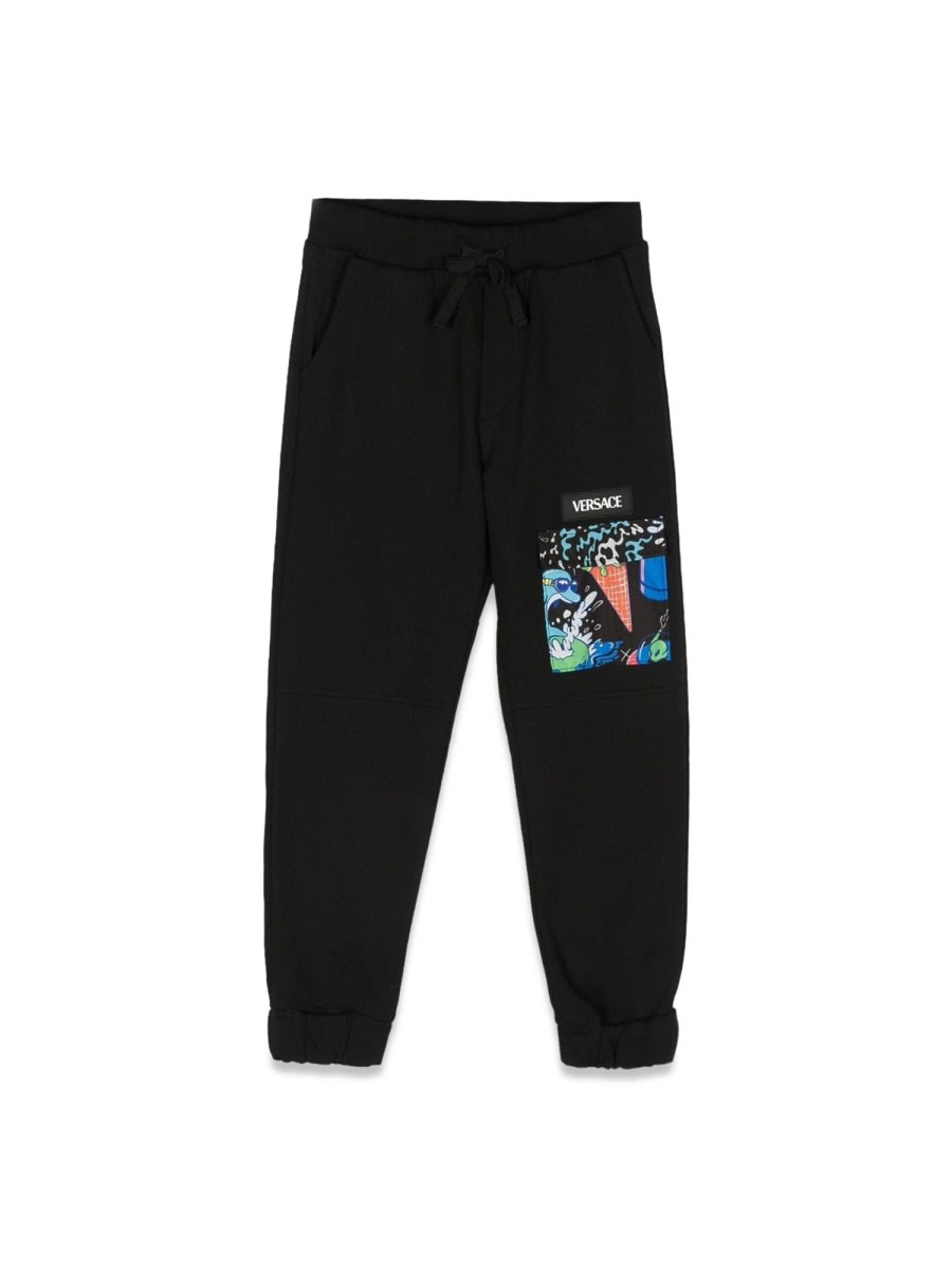 Versace Kids'  Holiday Sweatpant In Black