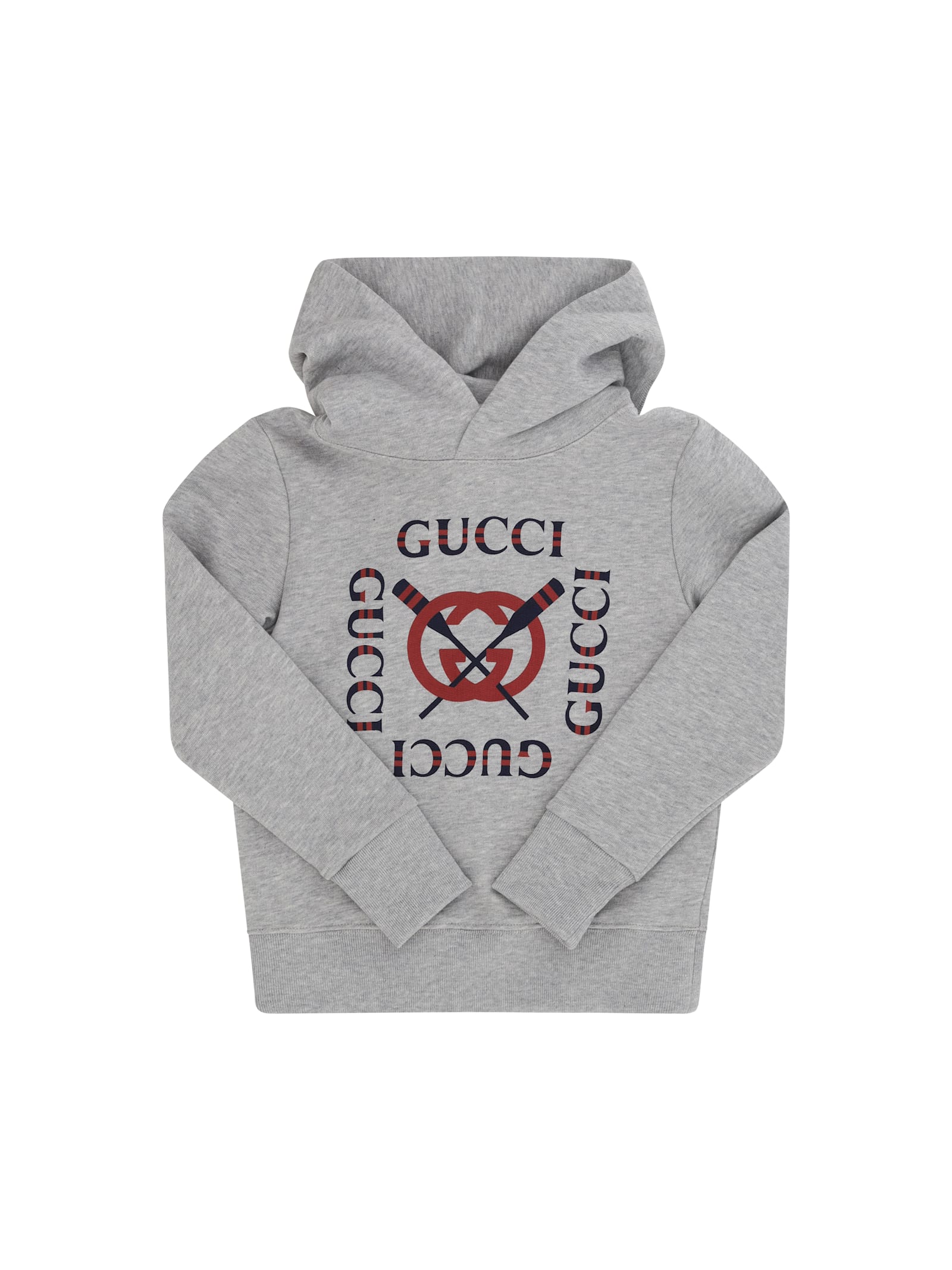 Gucci Kids' Sweatshirts In Light Grey Mel/mc