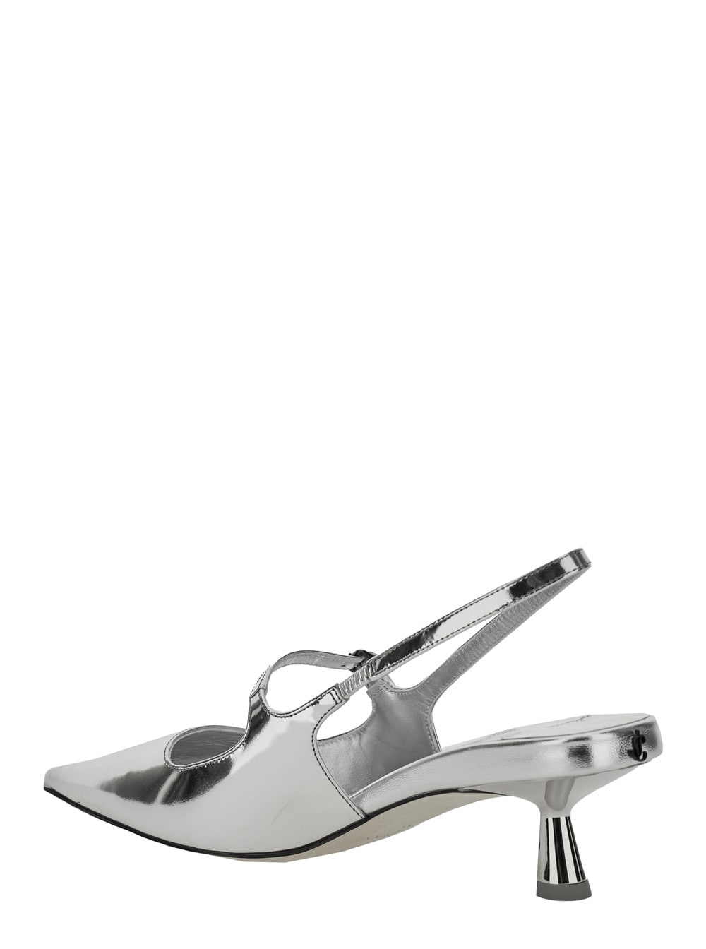Shop Jimmy Choo Didi 45 Gold Colored Pumps With Patent Finish In Leather Woman In Metallic