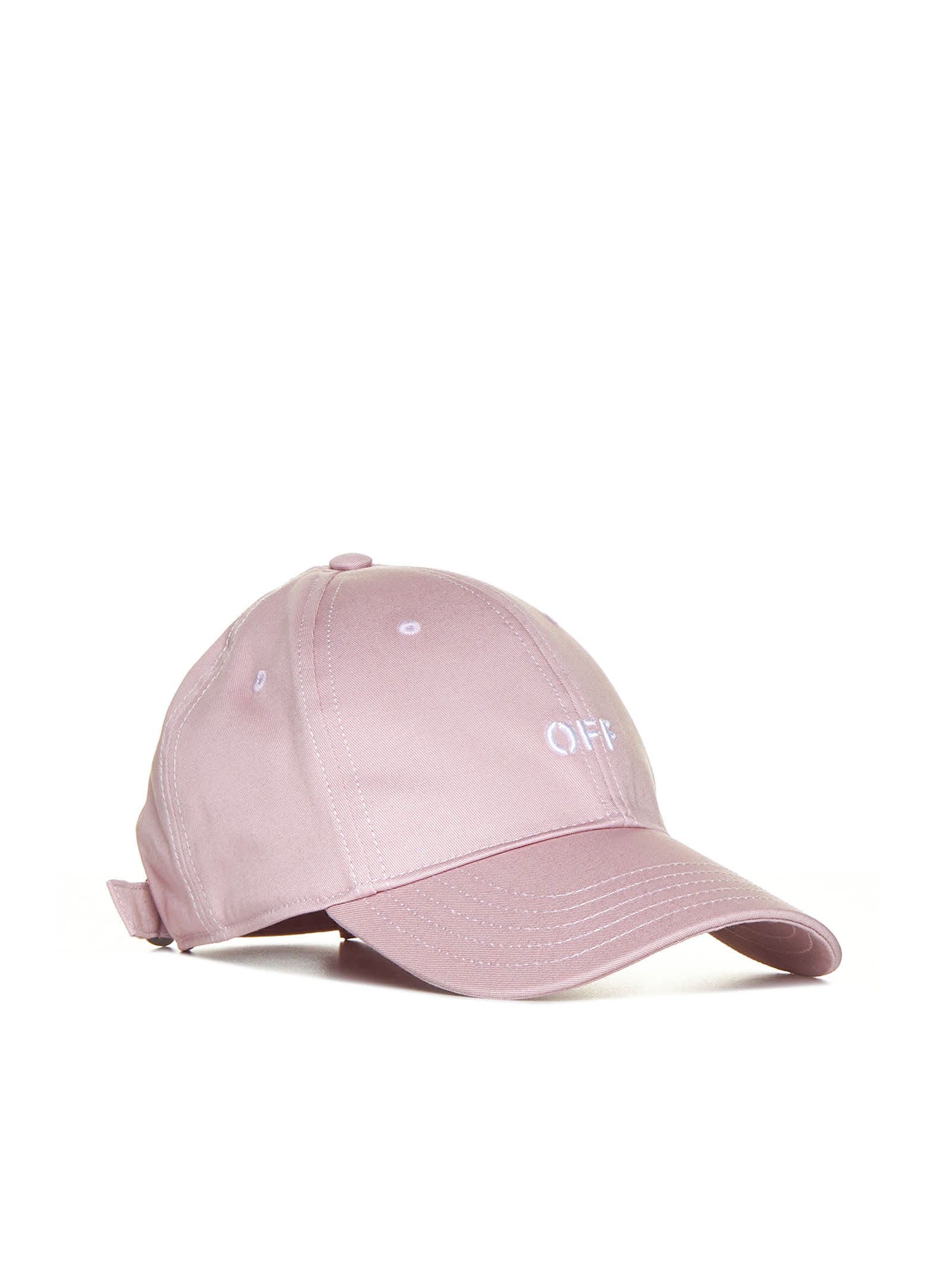 Off-white Drill Off Stamp Baseball Cap In Pink