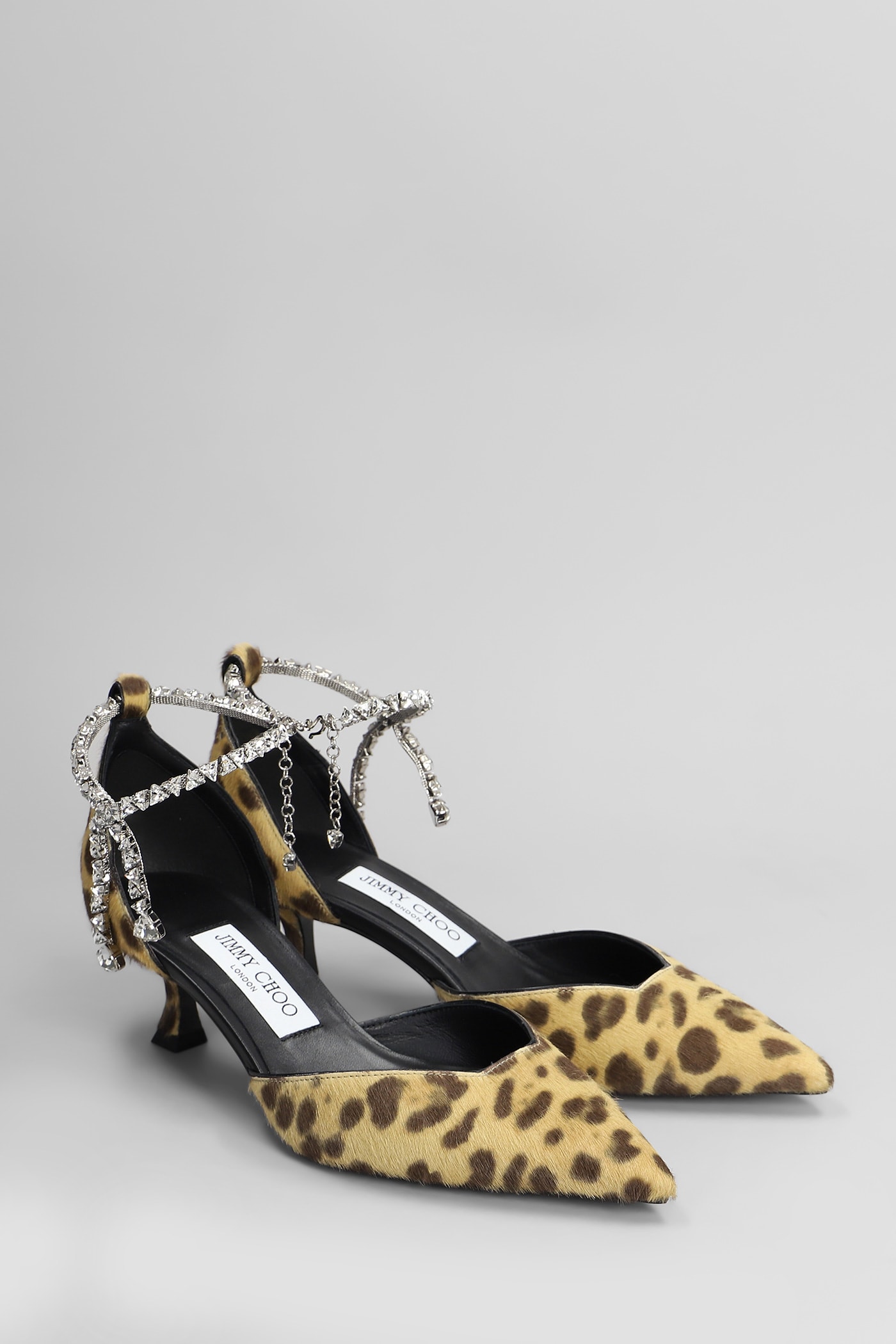 Shop Jimmy Choo Stevie 50 Pumps In Animalier Pony Skin