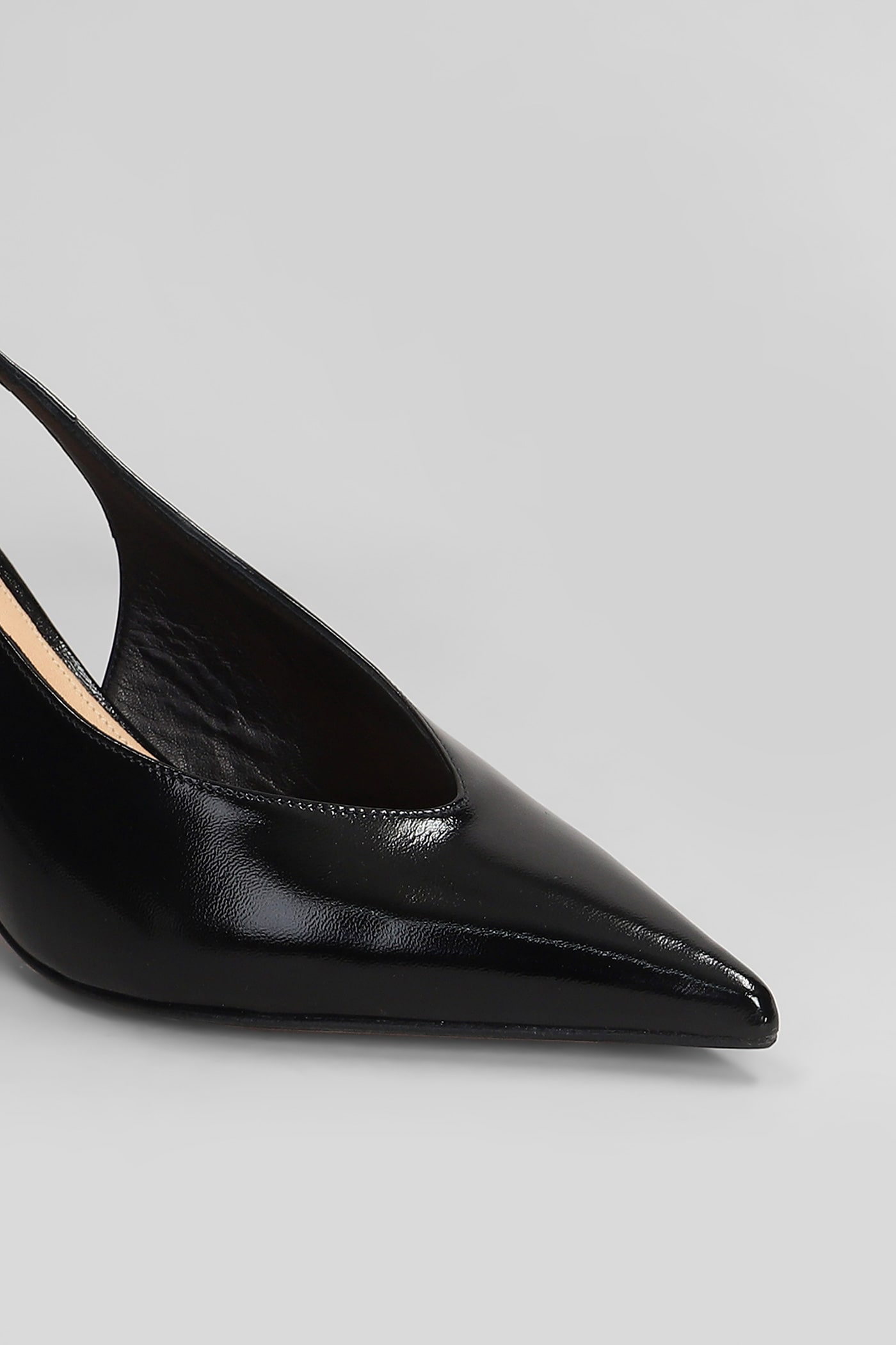 Shop The Seller Pumps In Black Leather