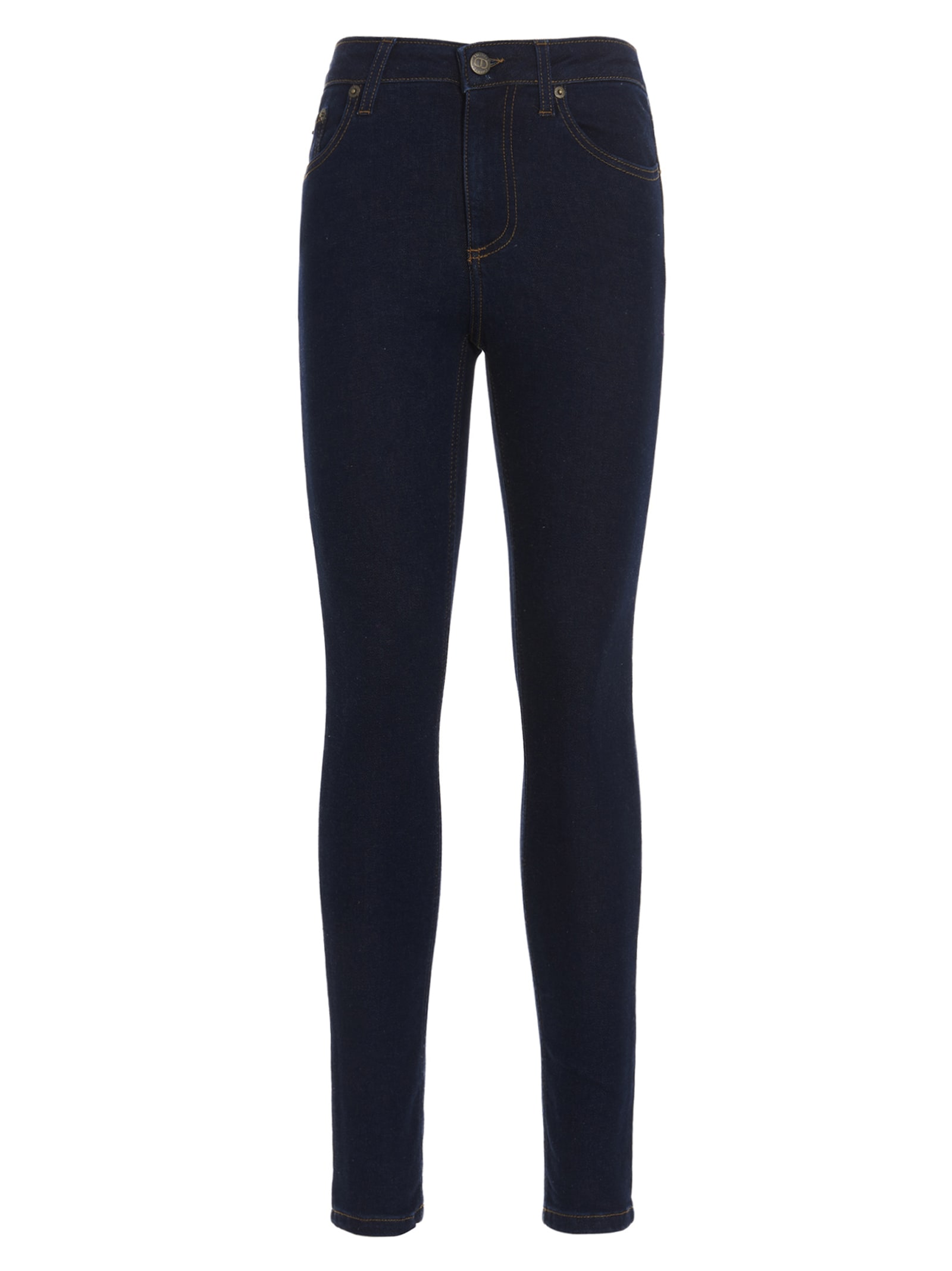 Twinset Five-pocket Jeans. In Blue