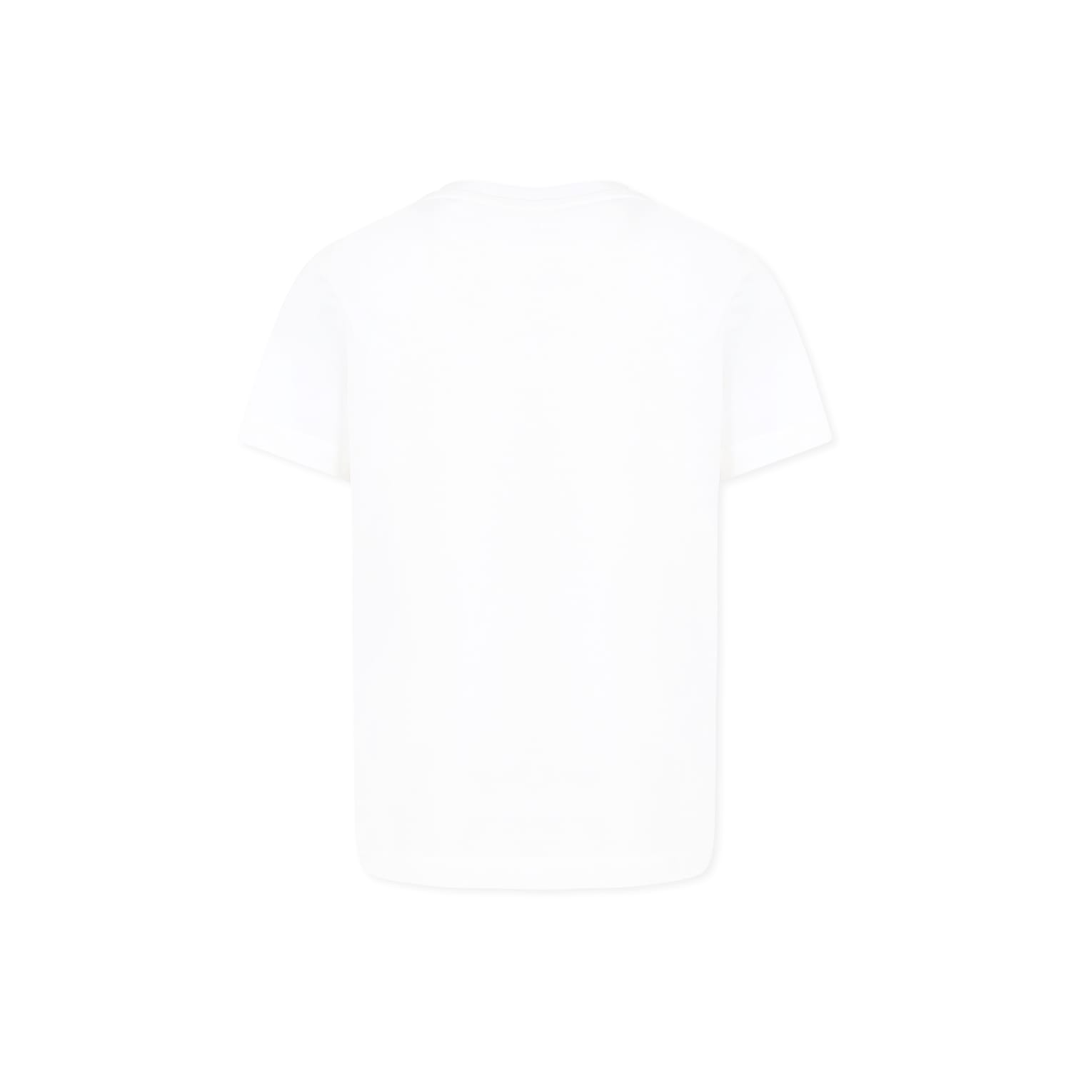 Shop Versace White T-shirt For Kids With Logo