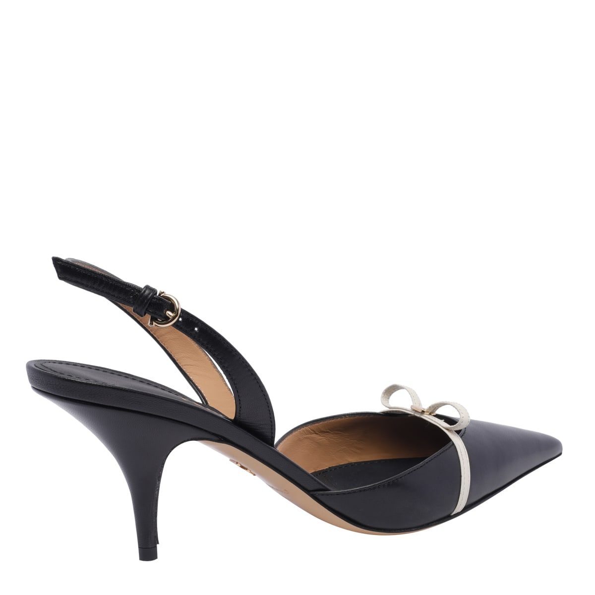 Shop Ferragamo Gylla Slingback Pumps In Black